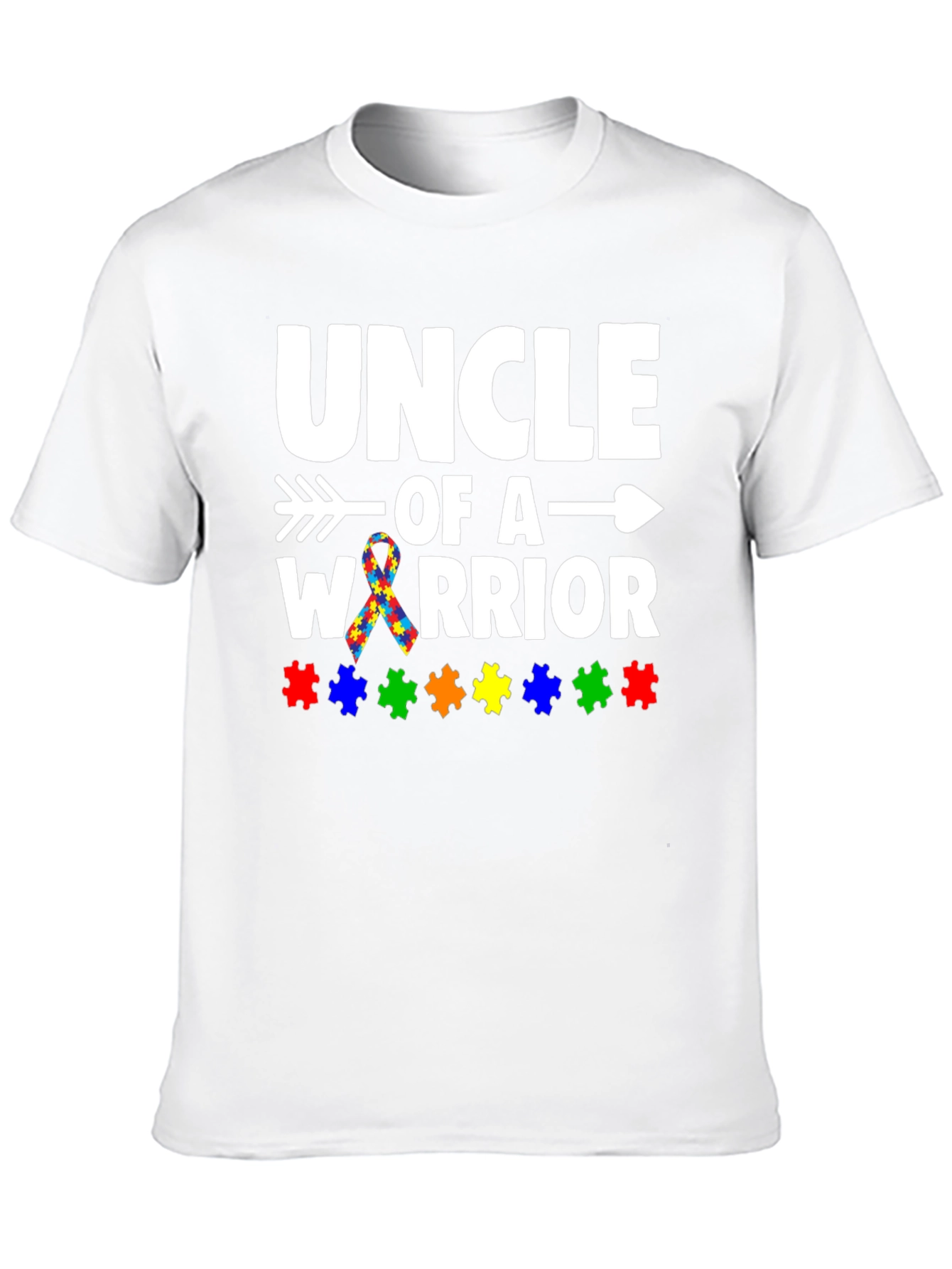 Autism Awareness T-Shirt - Uncle of a Warrior