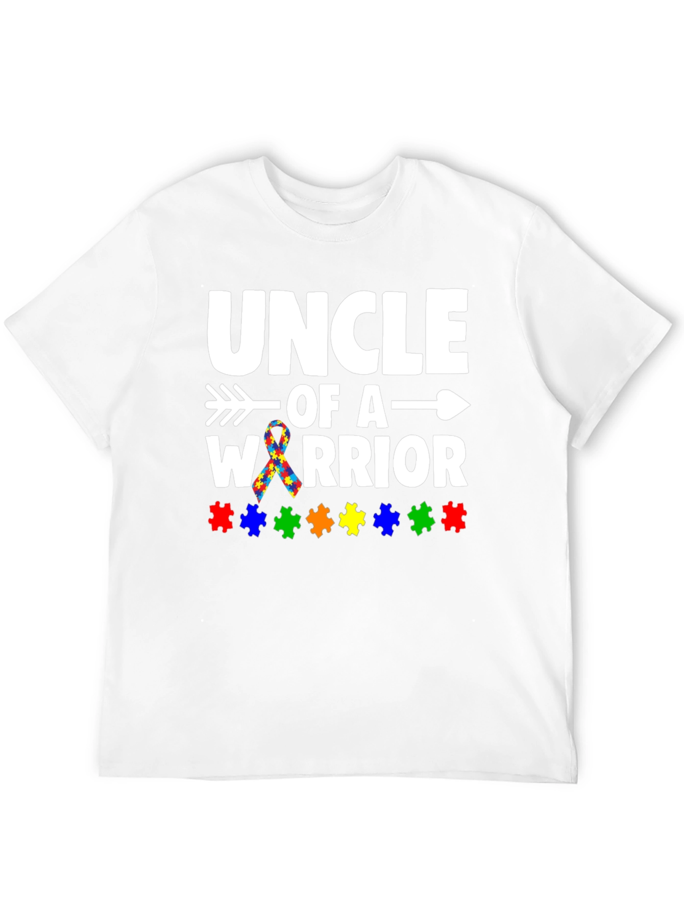 Autism Awareness T-Shirt - Uncle of a Warrior