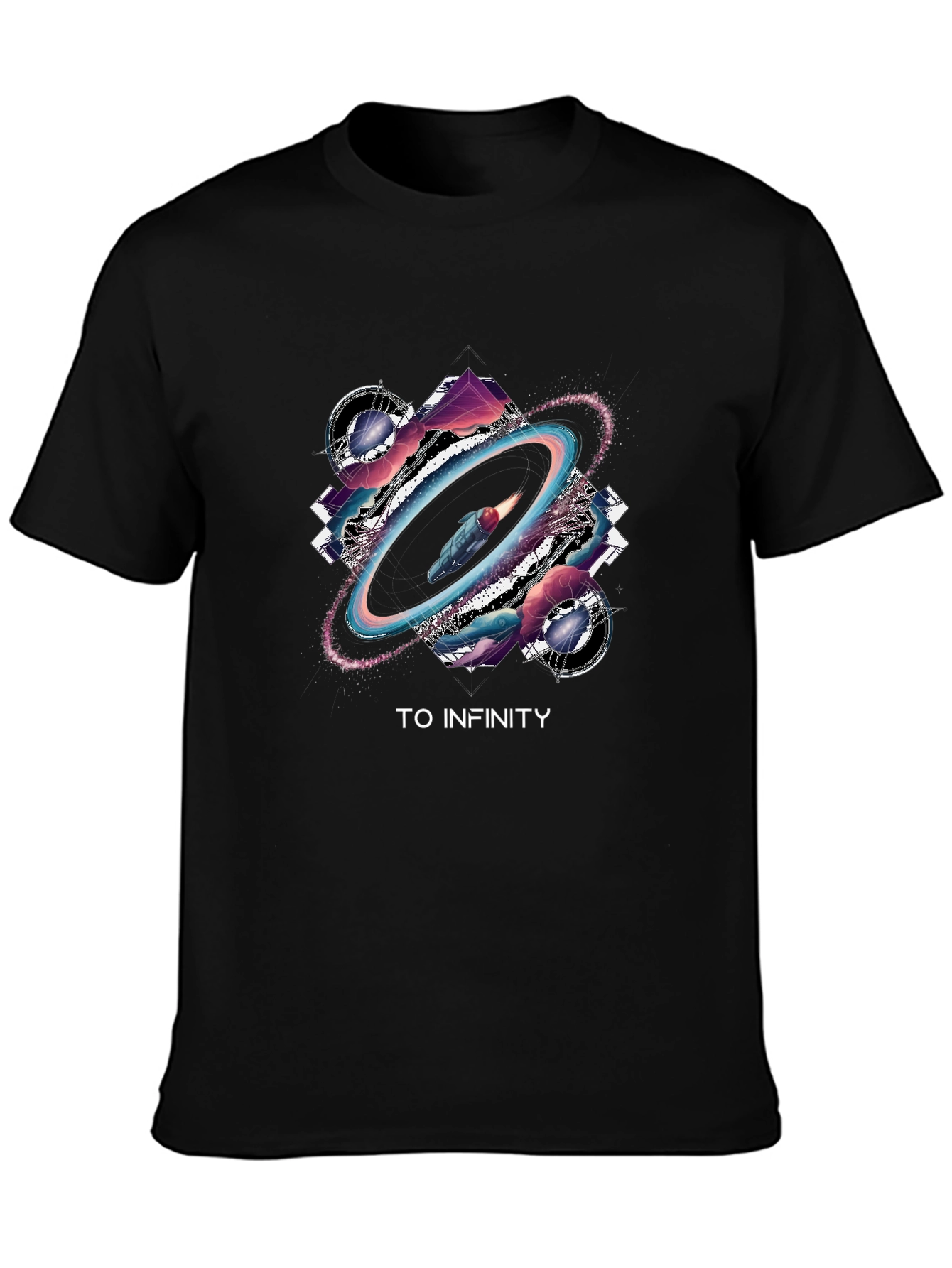 To Infinity Graphic Tee - Space Adventure Shirt