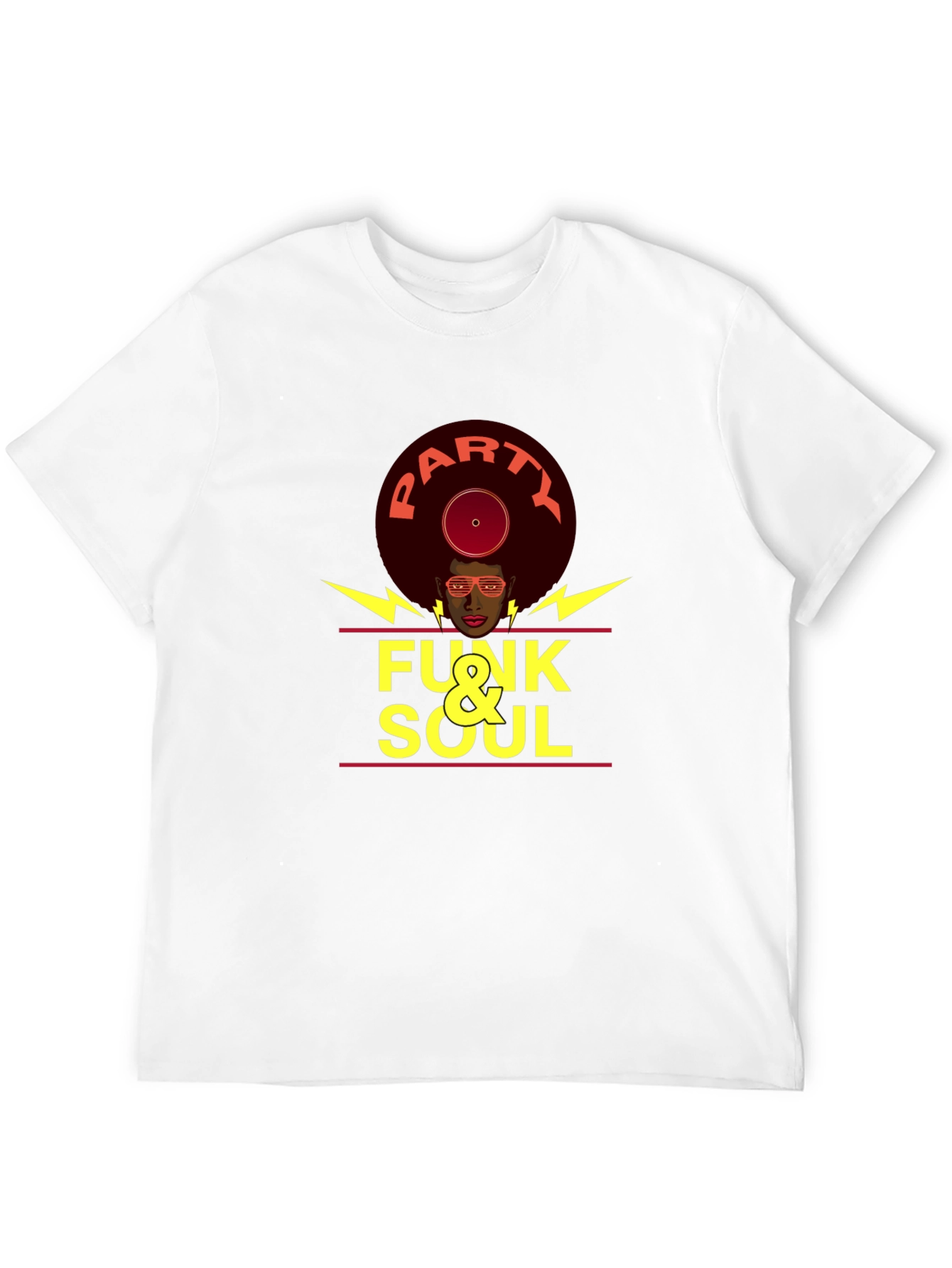 Funk & Soul Party T-Shirt - Groovy Retro Design