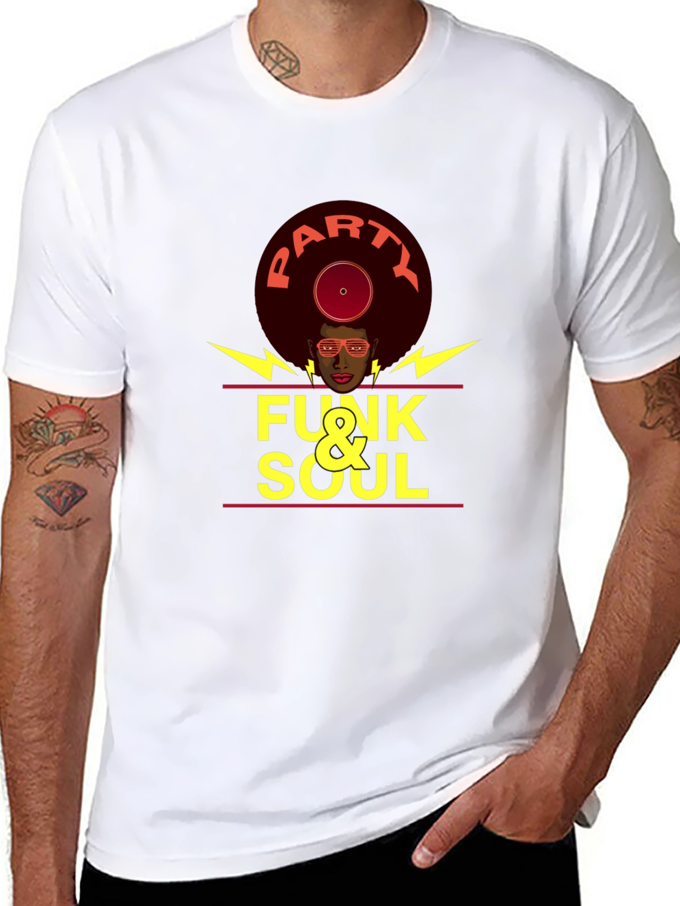 Funk & Soul Party T-Shirt - Groovy Retro Design