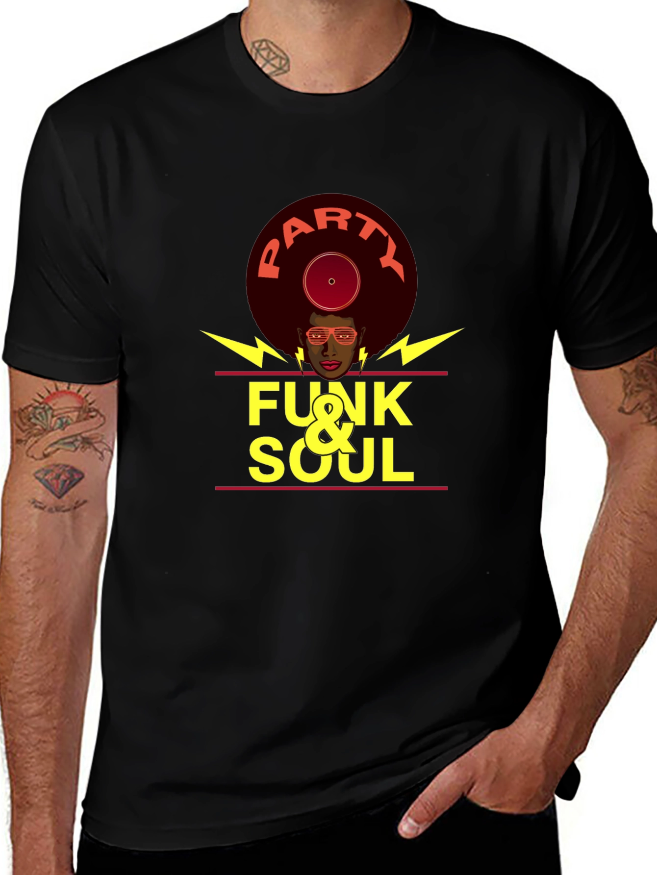 Funk & Soul Party T-Shirt - Groovy Retro Design