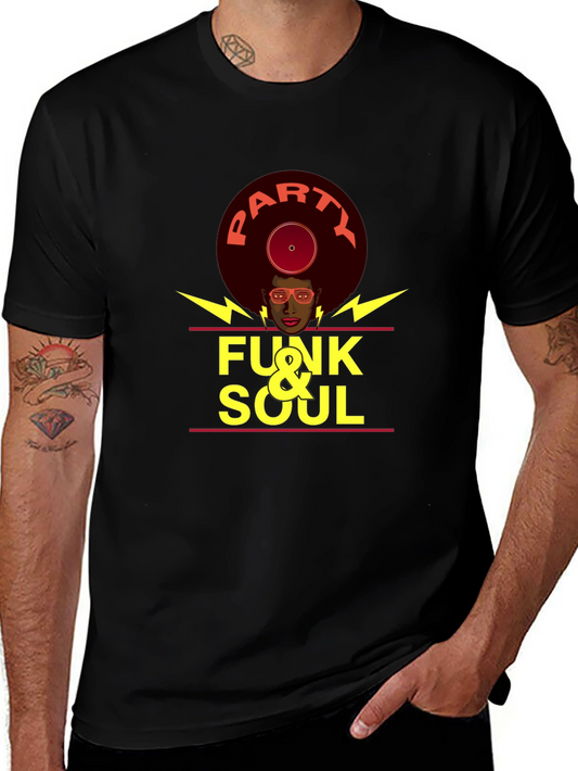 Funk & Soul Party T-Shirt - Groovy Retro Design