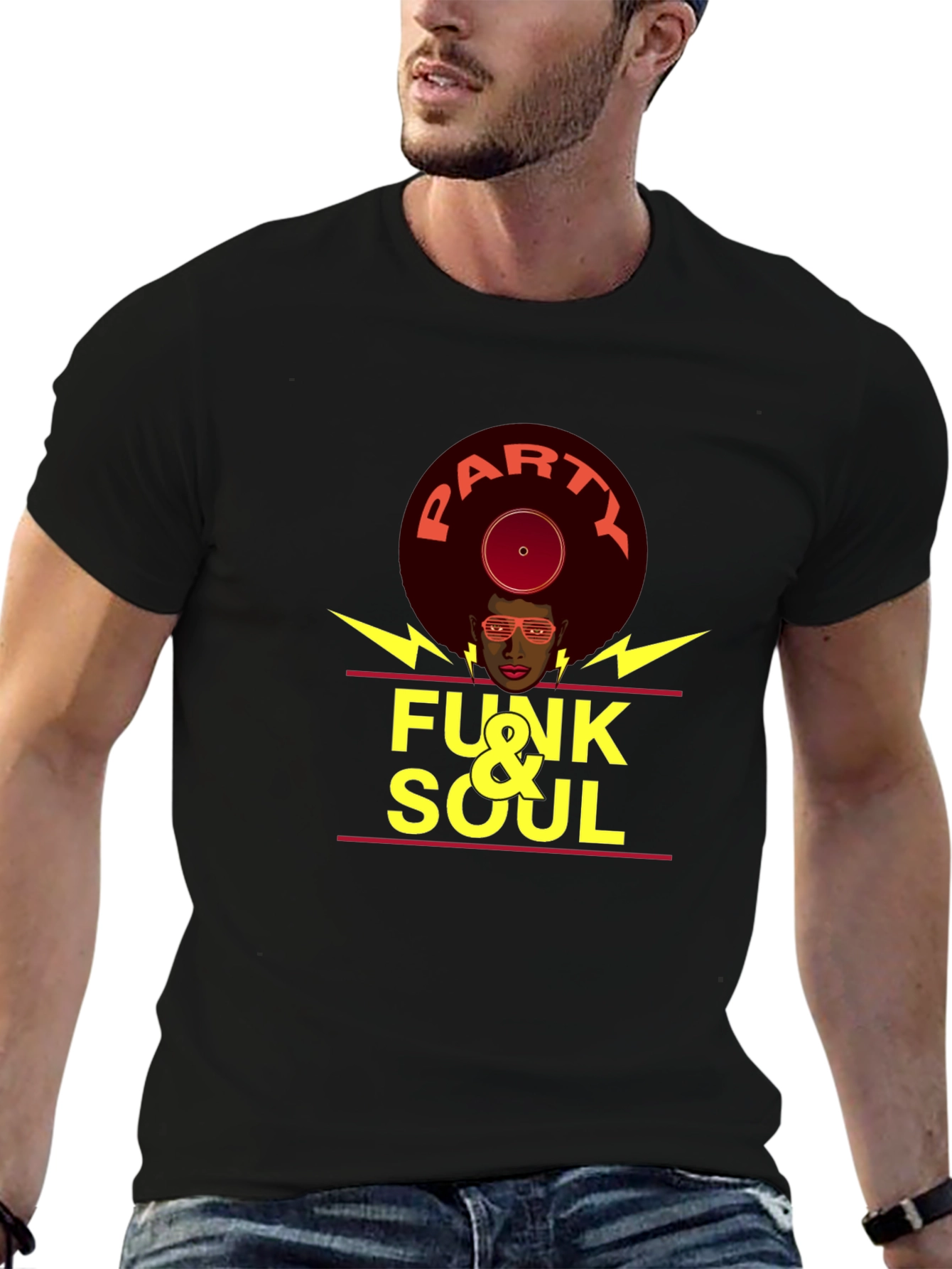 Funk & Soul Party T-Shirt - Groovy Retro Design