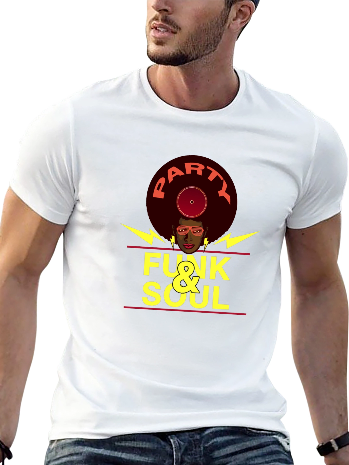 Funk & Soul Party T-Shirt - Groovy Retro Design