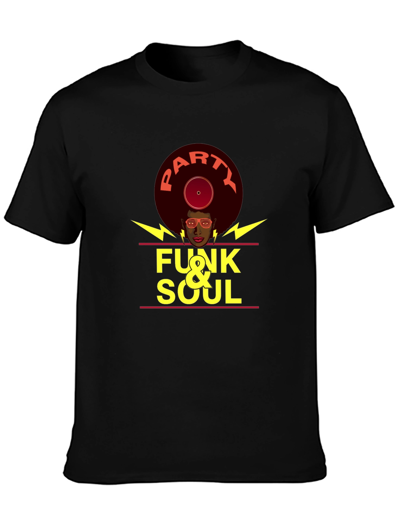 Funk & Soul Party T-Shirt - Groovy Retro Design