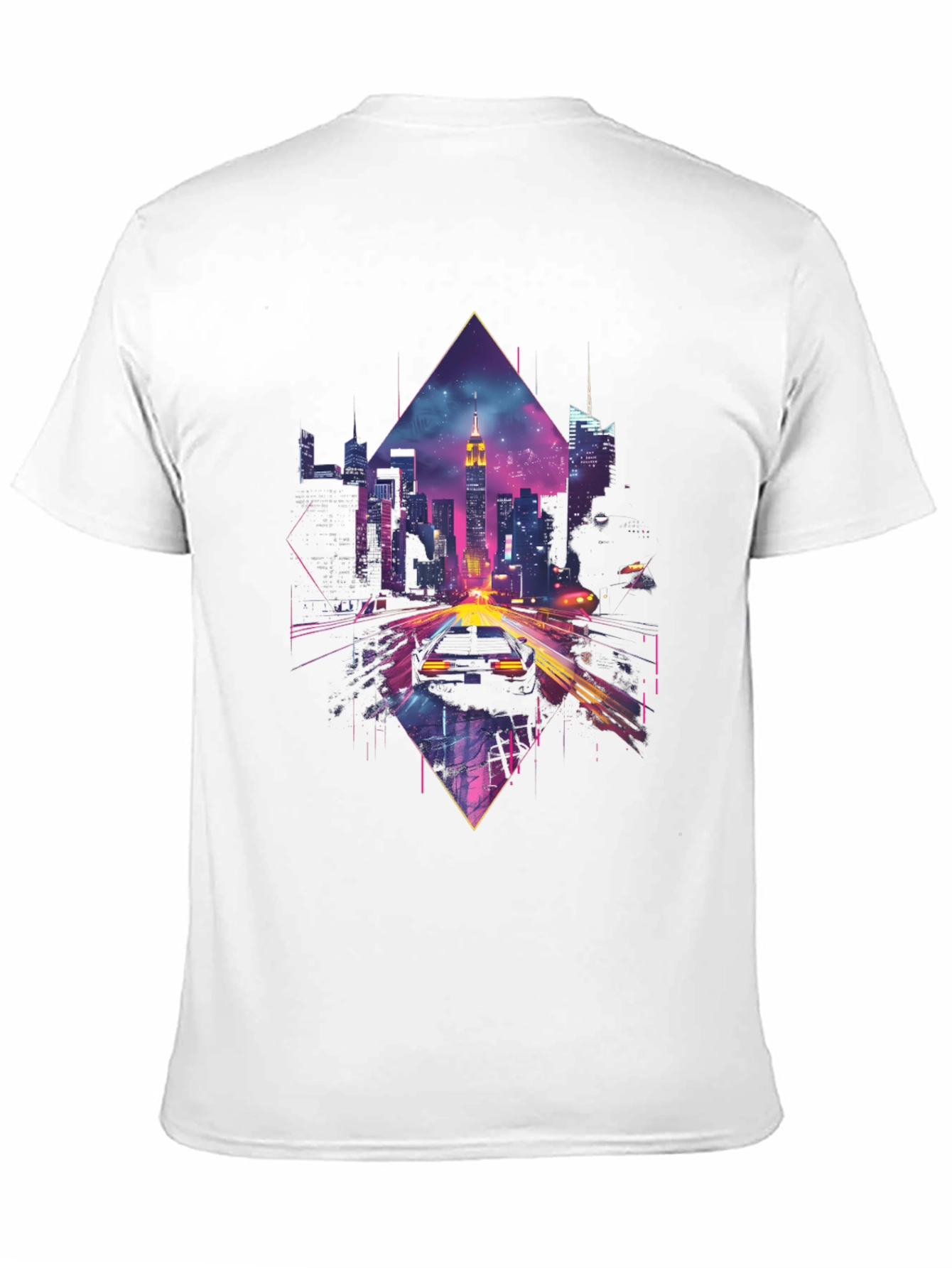 Cyberpunk City Drive T-Shirt