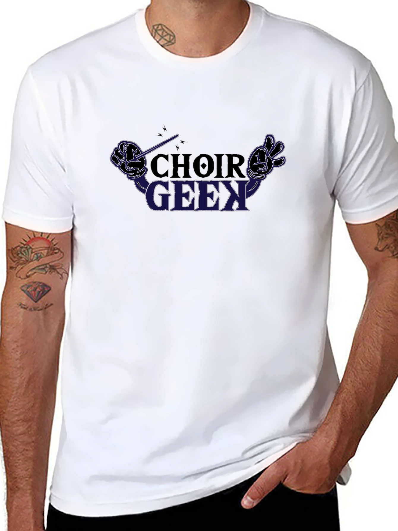 Choir Geek Graphic Tee - Music Lover T-Shirt