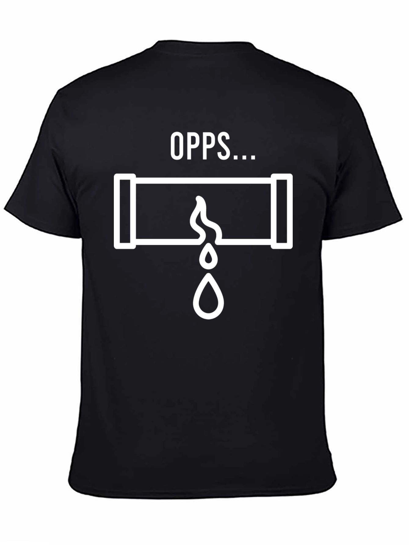 Oops Leaky Pipe Graphic T-Shirt