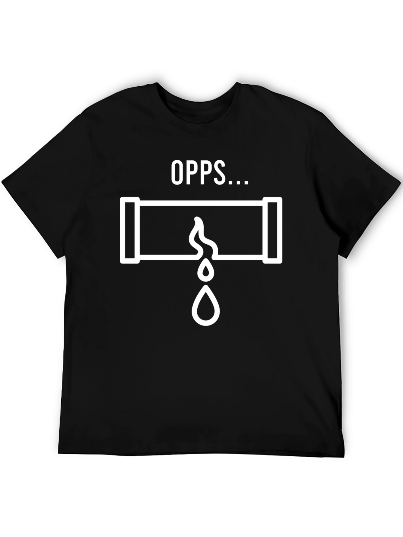 Oops Leaky Pipe Graphic T-Shirt