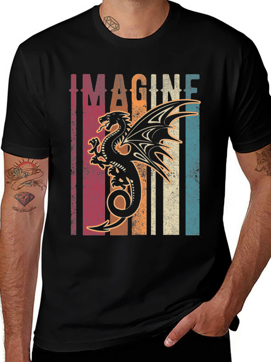 Imagine Dragon Graphic Tee | Unique Retro Design