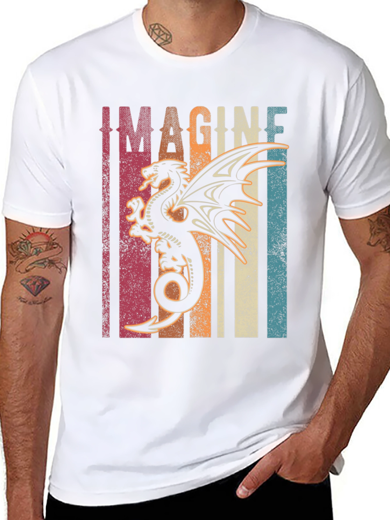 Imagine Dragon Graphic Tee | Unique Retro Design