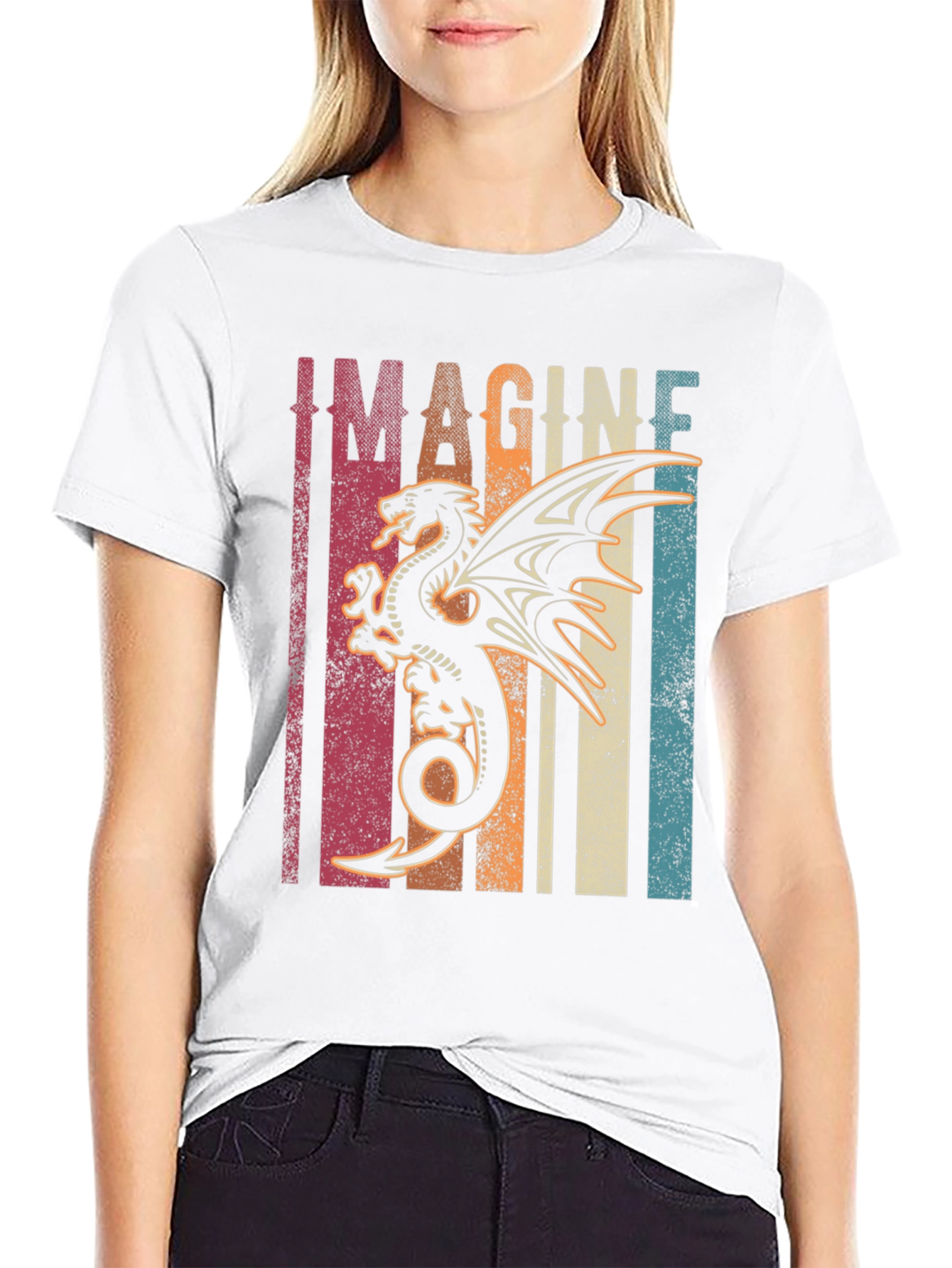 Imagine Dragon Graphic Tee | Unique Retro Design