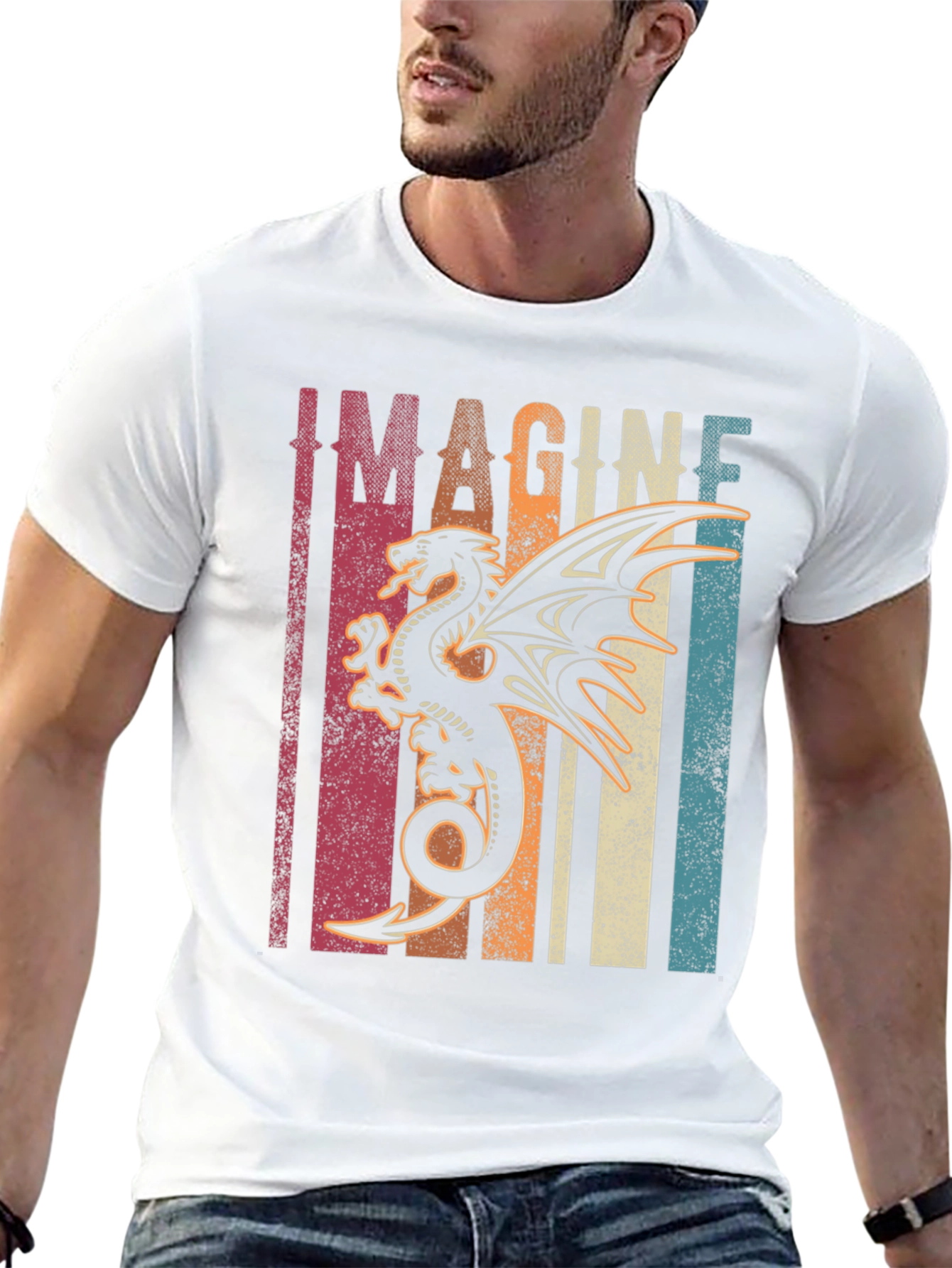 Imagine Dragon Graphic Tee | Unique Retro Design
