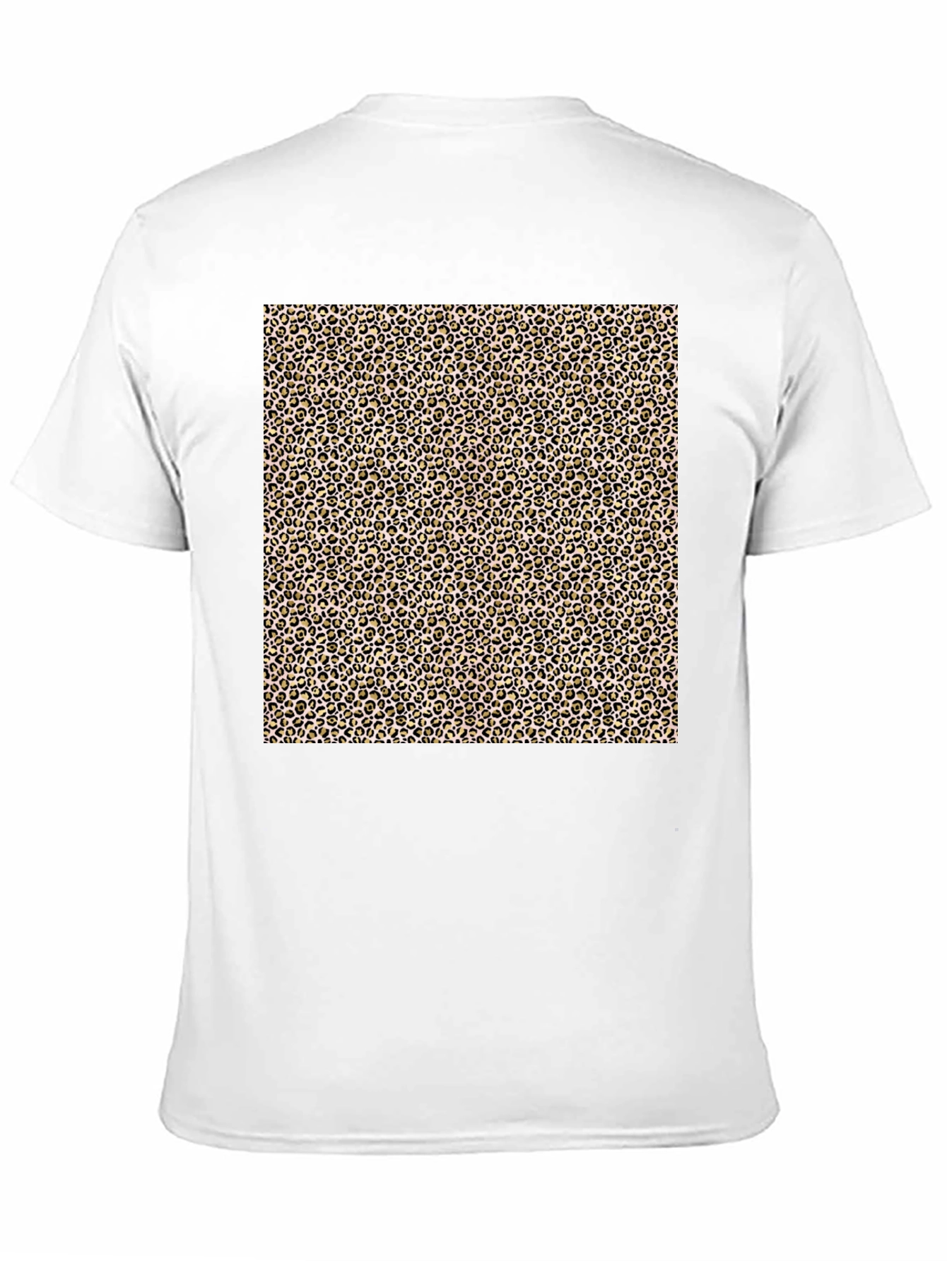 Leopard Print Graphic Tee - Mens Black T-Shirt