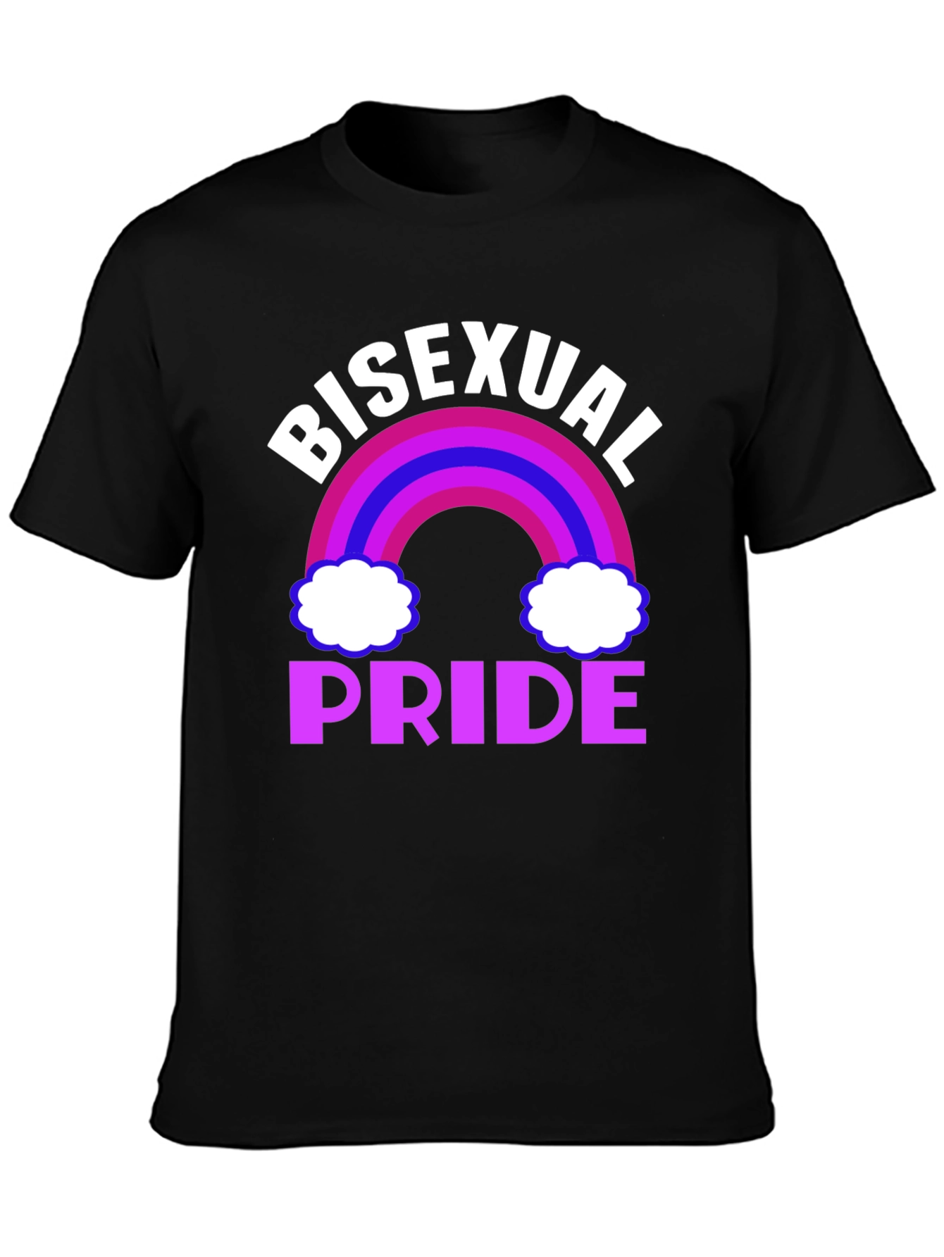 Bisexual Pride T-Shirt Rainbow LGBTQ Tee