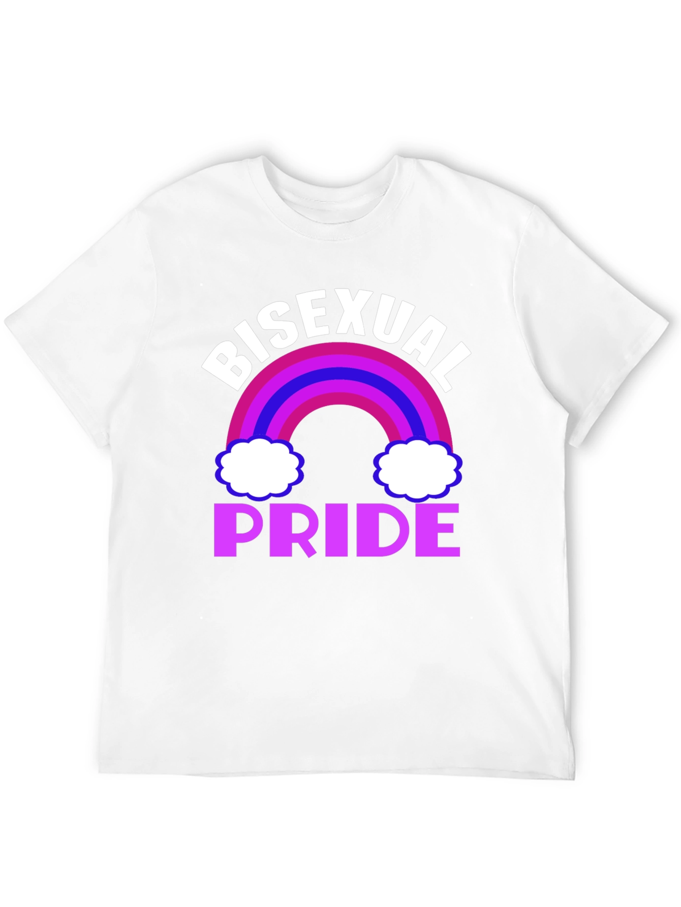Bisexual Pride T-Shirt Rainbow LGBTQ Tee