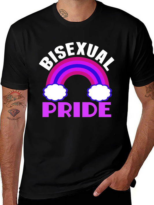 Bisexual Pride T-Shirt Rainbow LGBTQ Tee