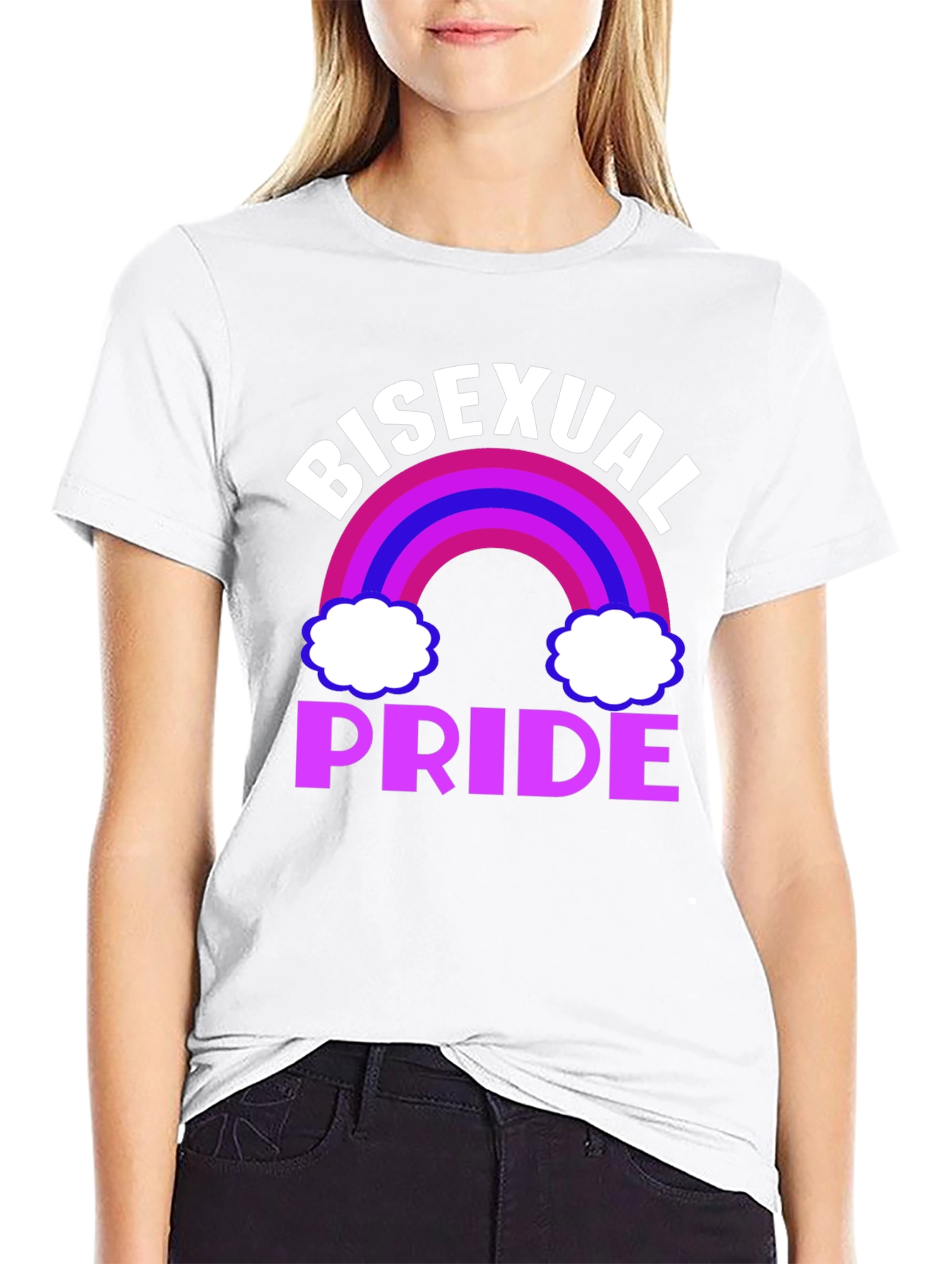 Bisexual Pride T-Shirt Rainbow LGBTQ Tee