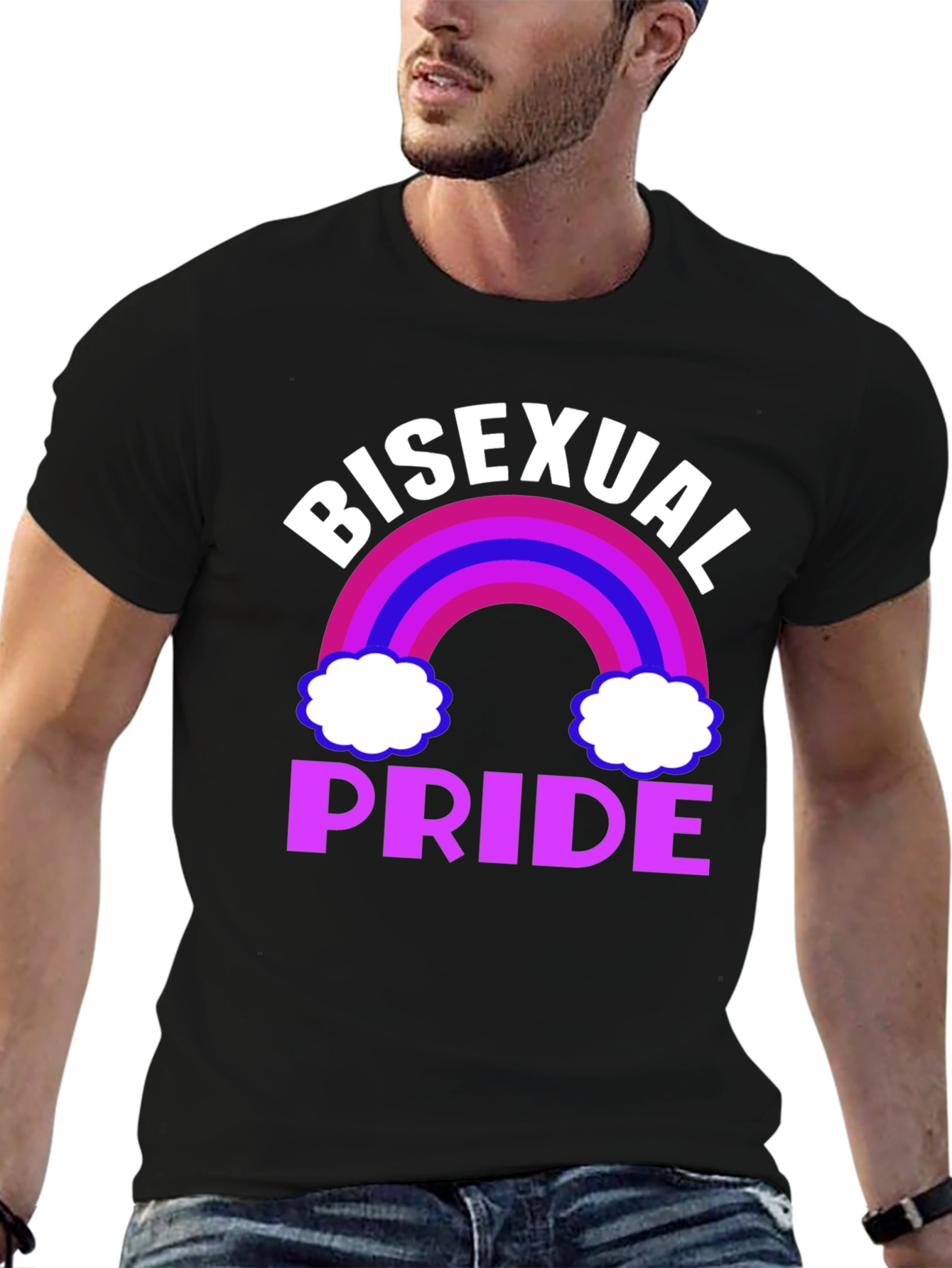Bisexual Pride T-Shirt Rainbow LGBTQ Tee