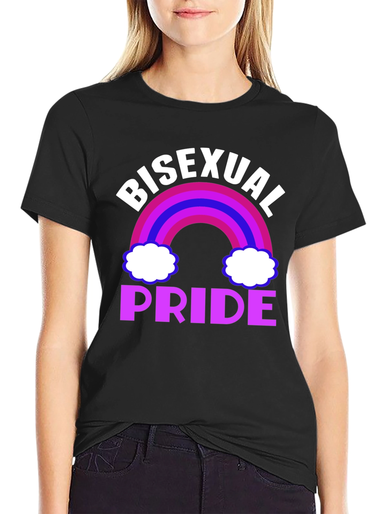 Bisexual Pride T-Shirt Rainbow LGBTQ Tee