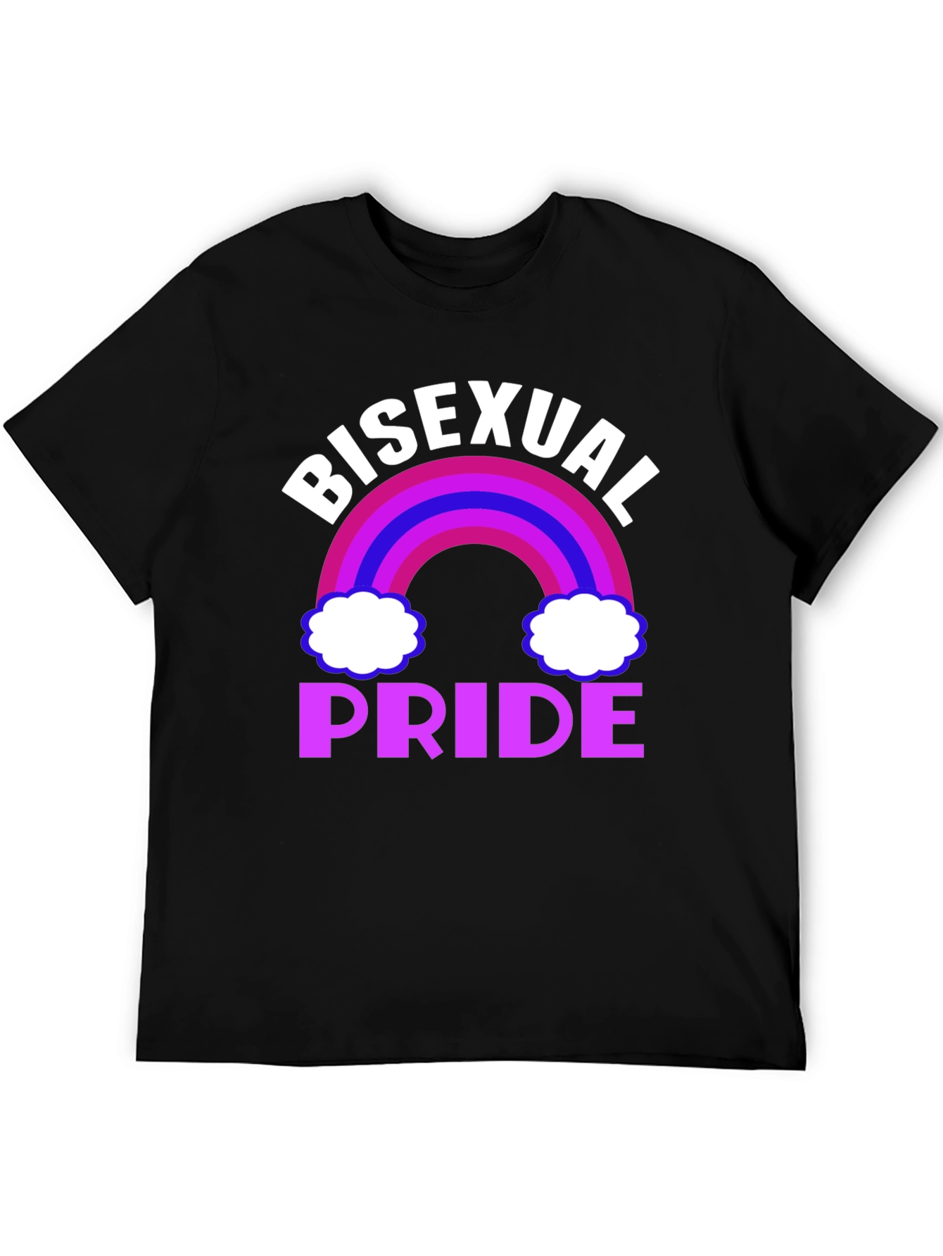 Bisexual Pride T-Shirt Rainbow LGBTQ Tee