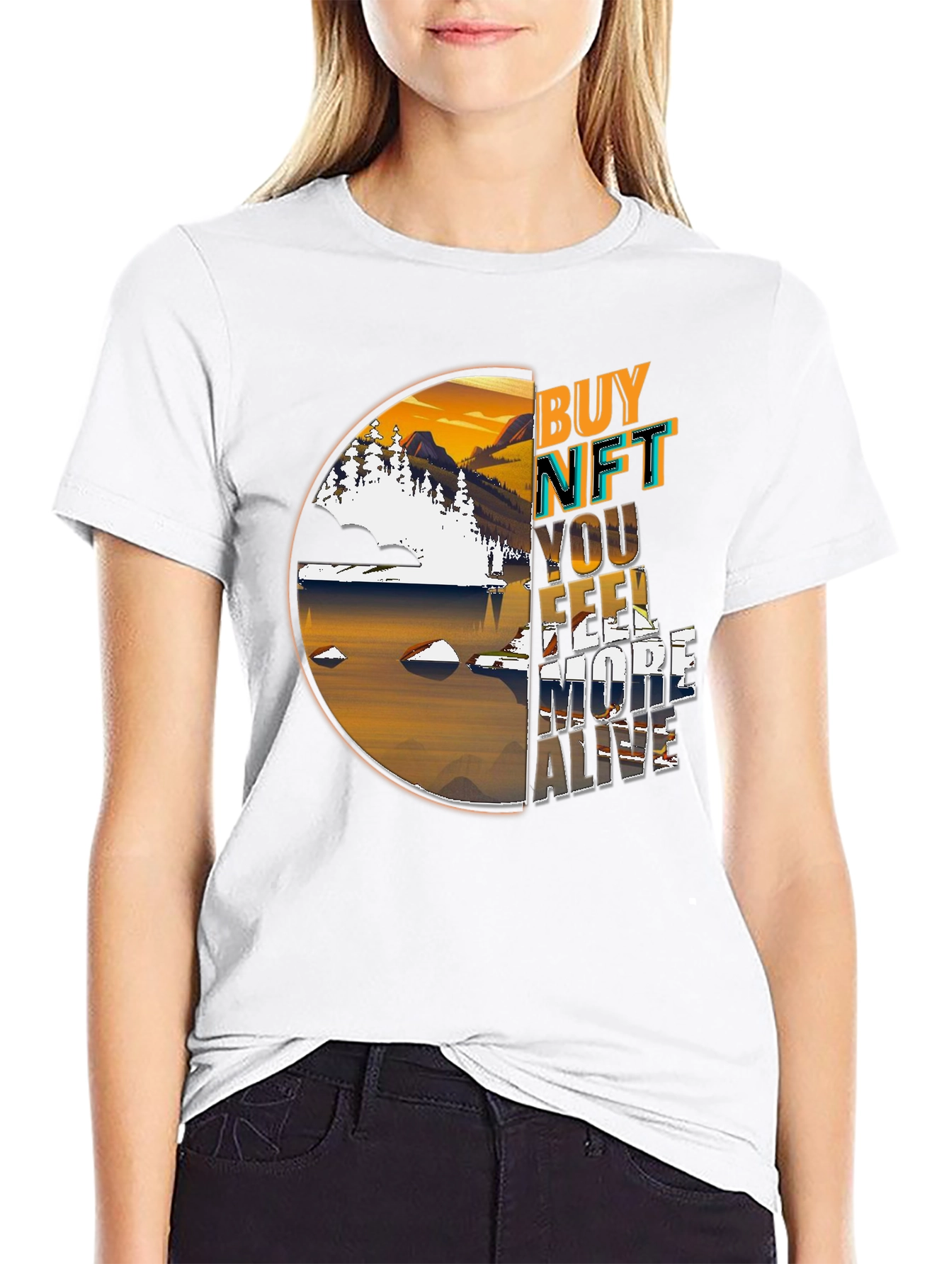 Buy NFT Feel More Alive Graphic T-Shirt