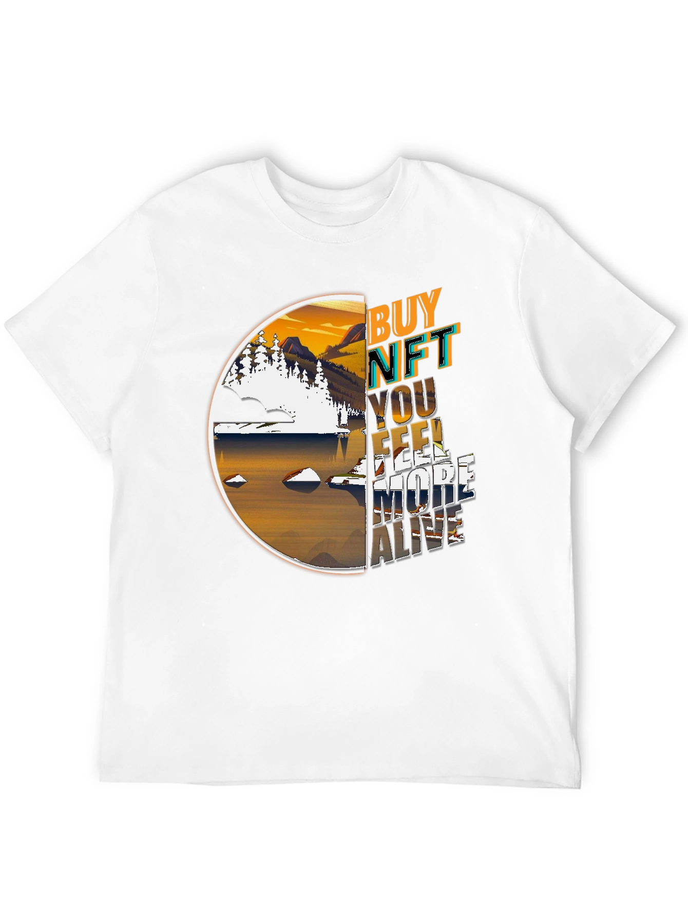 Buy NFT Feel More Alive Graphic T-Shirt
