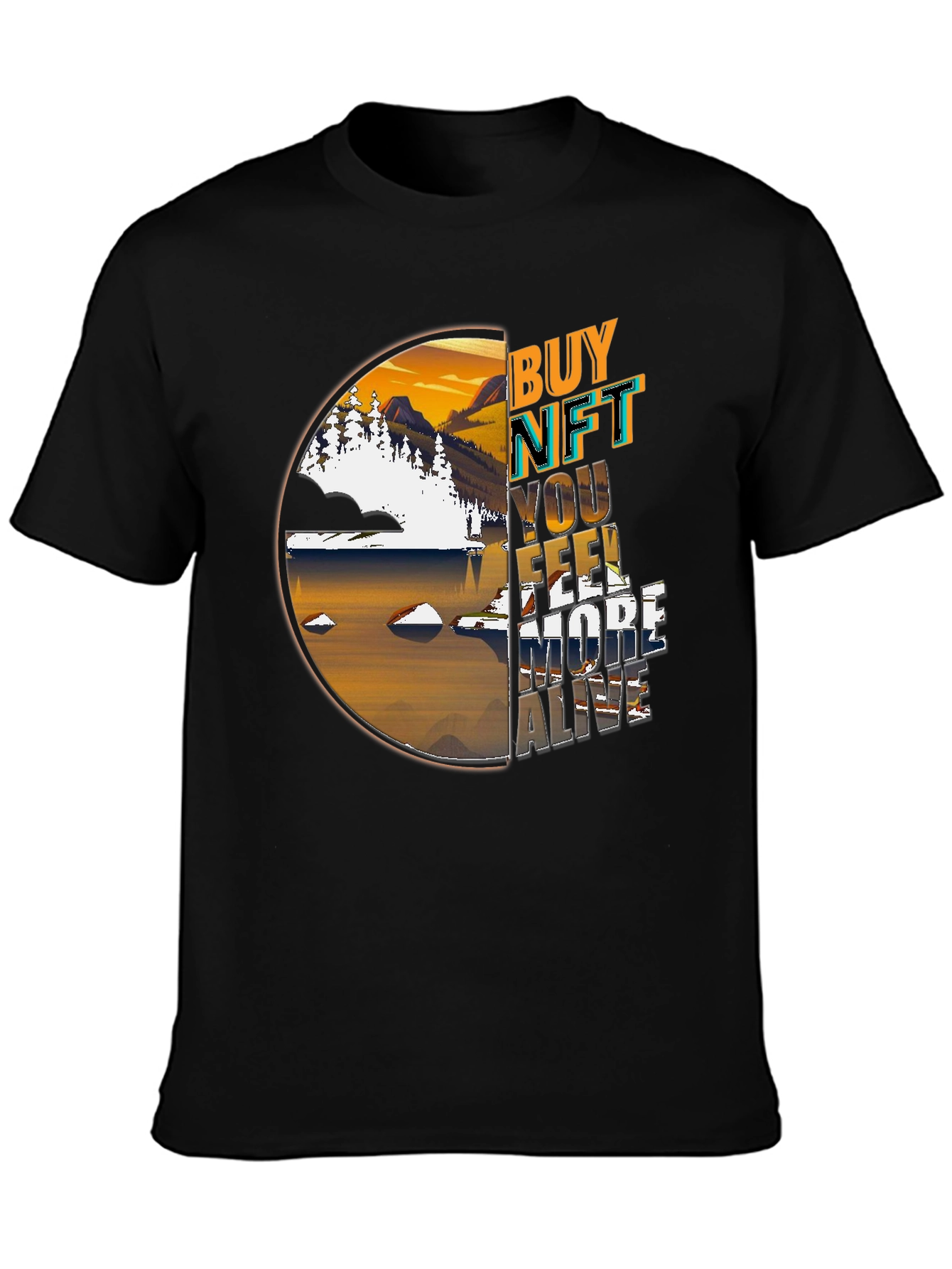 Buy NFT Feel More Alive Graphic T-Shirt