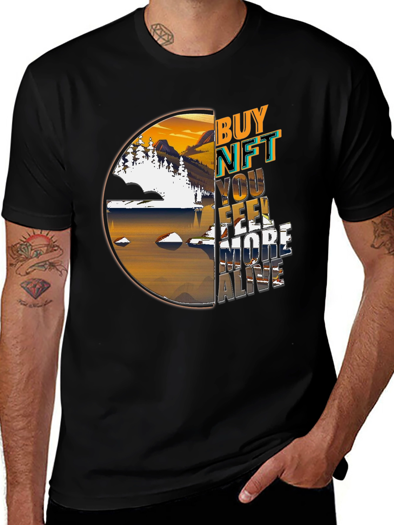 Buy NFT Feel More Alive Graphic T-Shirt