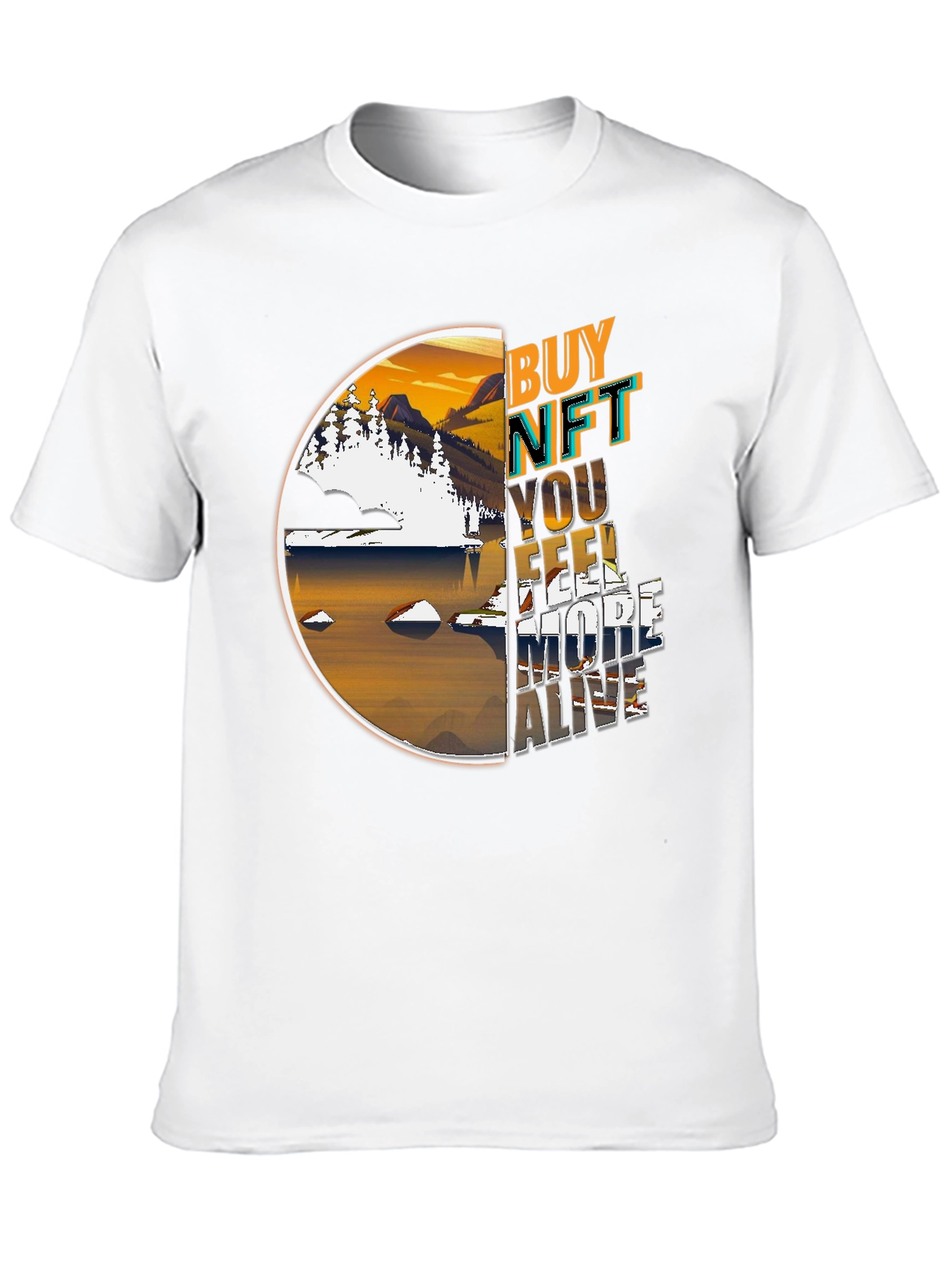Buy NFT Feel More Alive Graphic T-Shirt