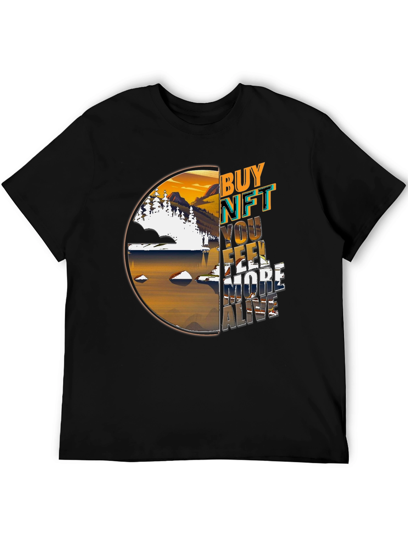 Buy NFT Feel More Alive Graphic T-Shirt