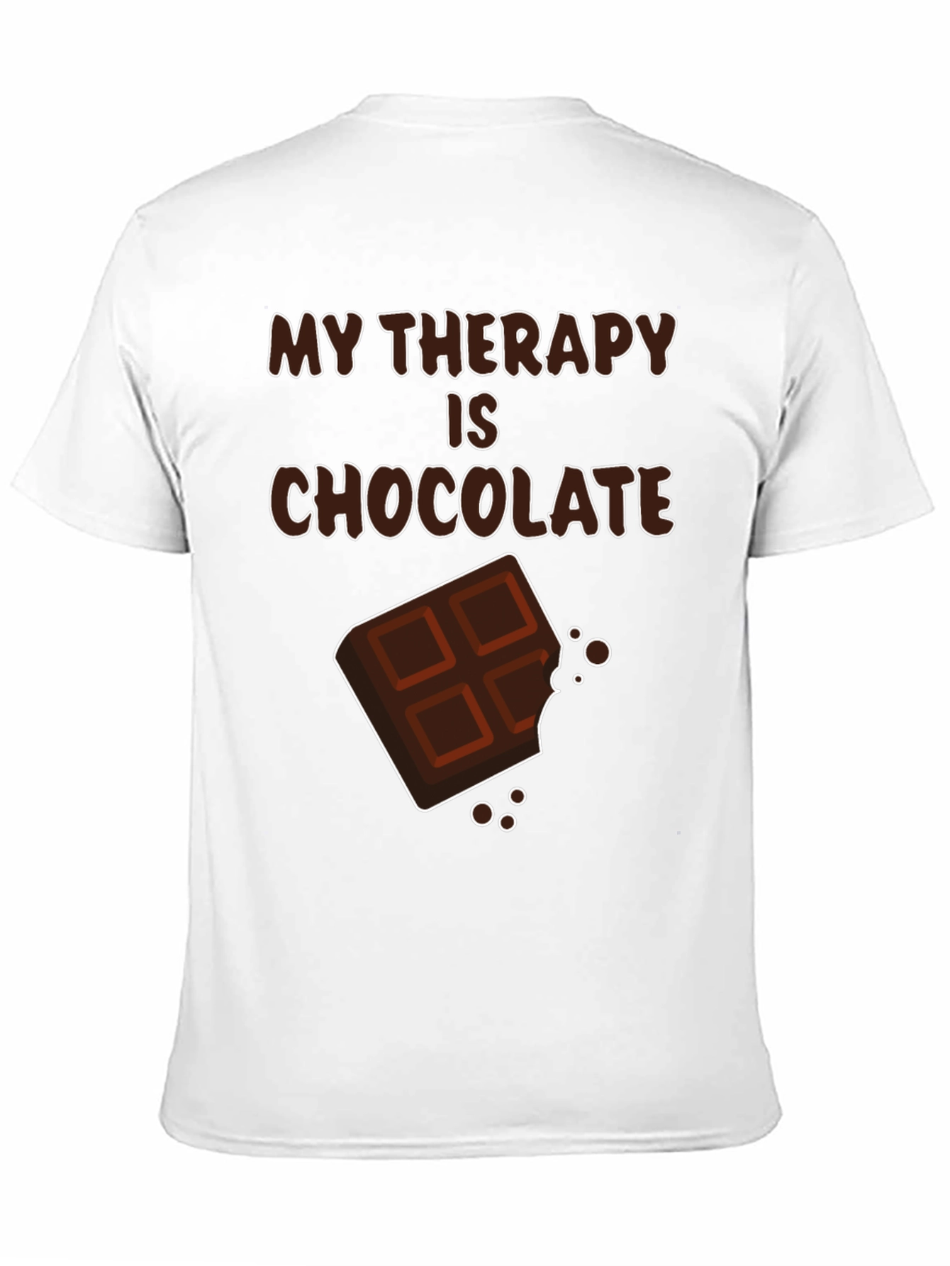 Chocolate Therapy T-Shirt Funny Foodie Tee
