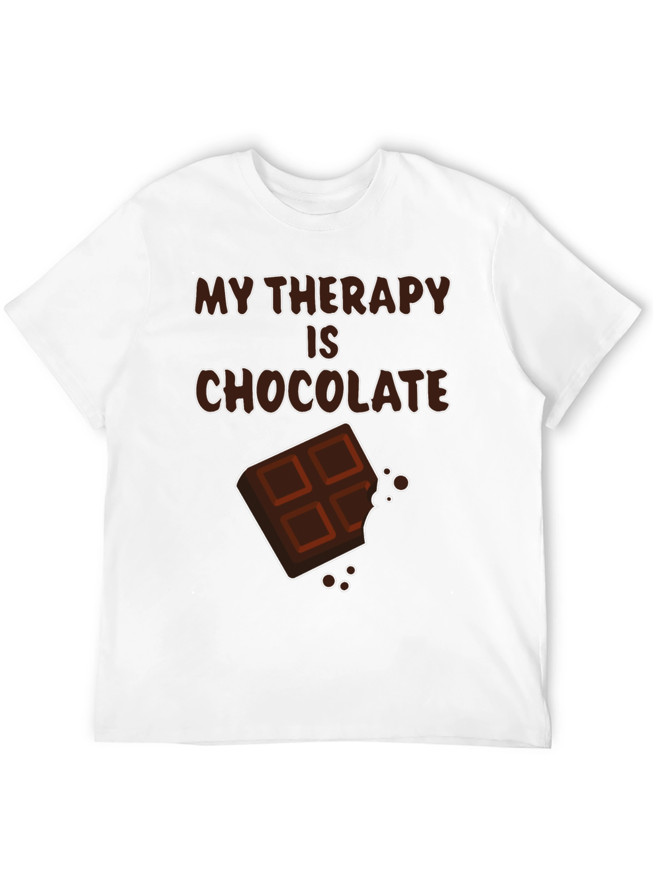 Chocolate Therapy T-Shirt Funny Foodie Tee