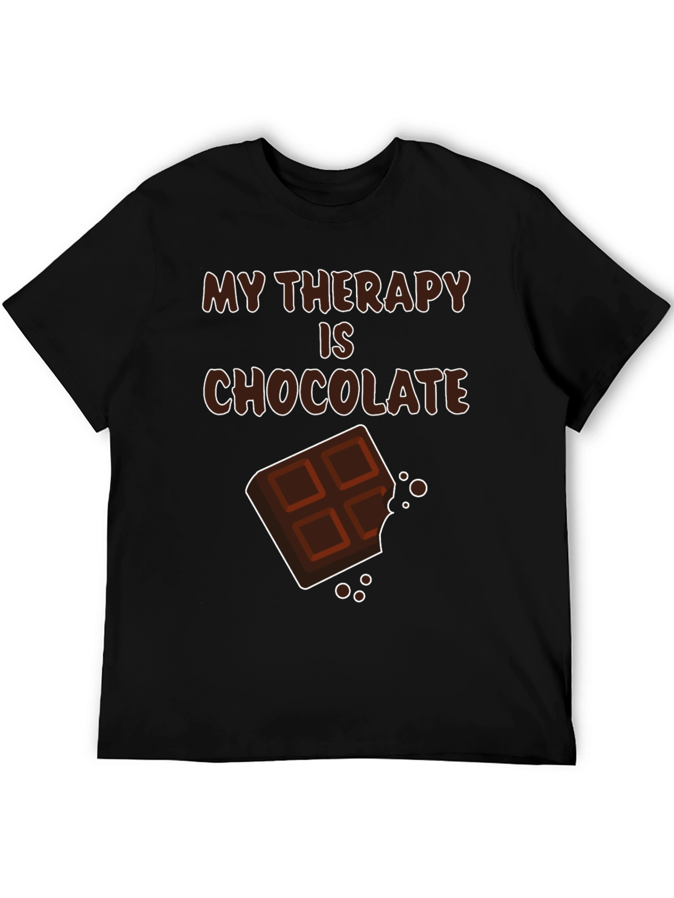 Chocolate Therapy T-Shirt Funny Foodie Tee