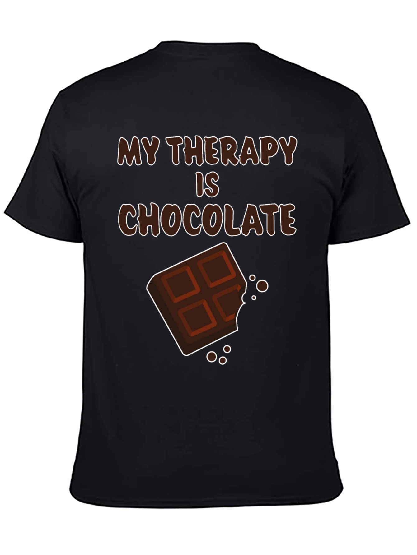 Chocolate Therapy T-Shirt Funny Foodie Tee