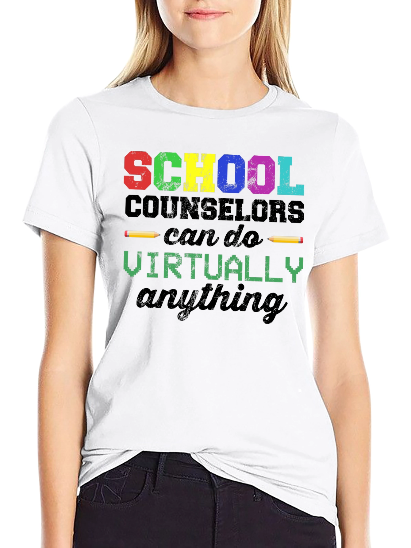 School Counselor T-Shirt - Virtually Anything