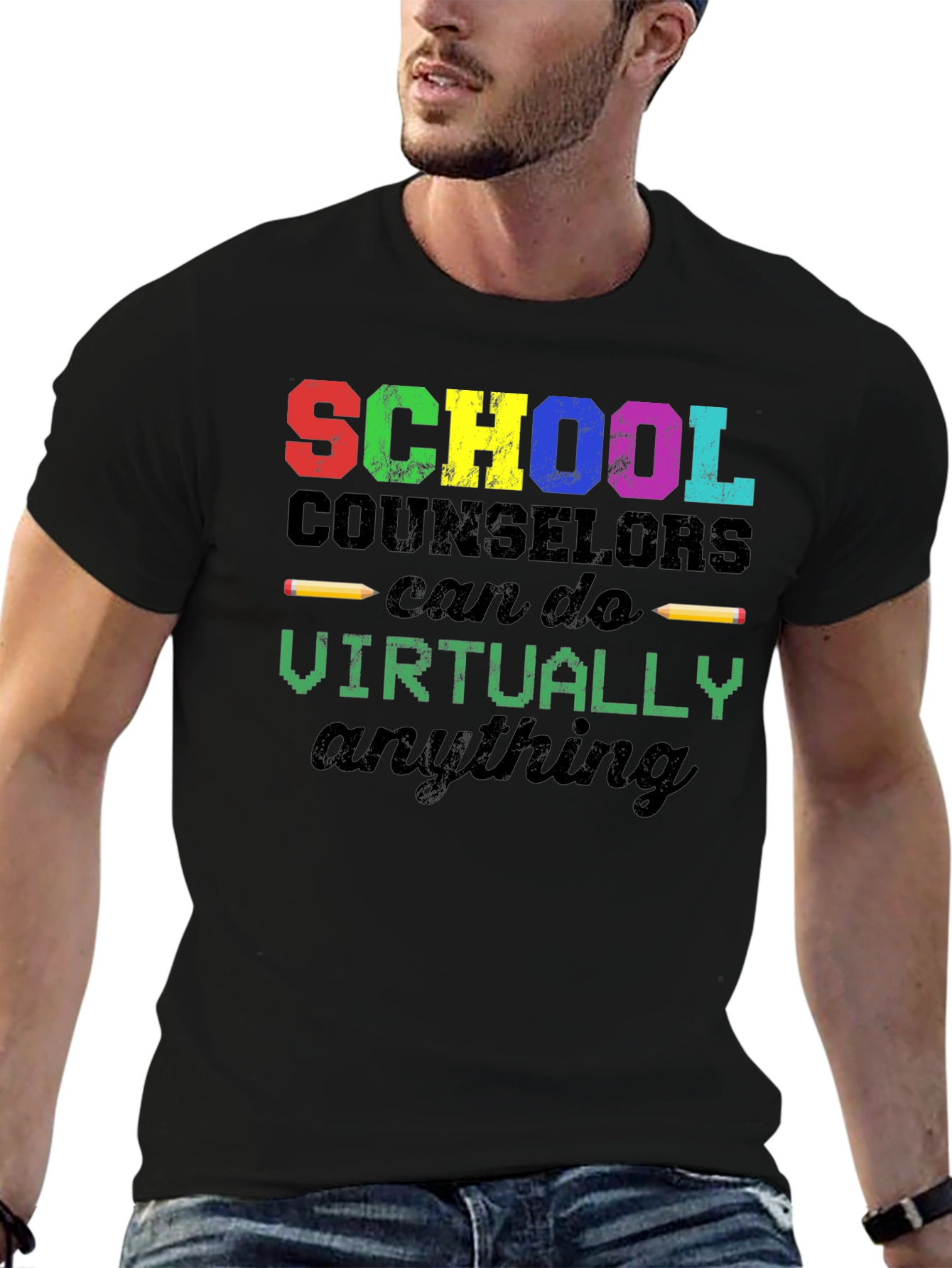 School Counselor T-Shirt - Virtually Anything