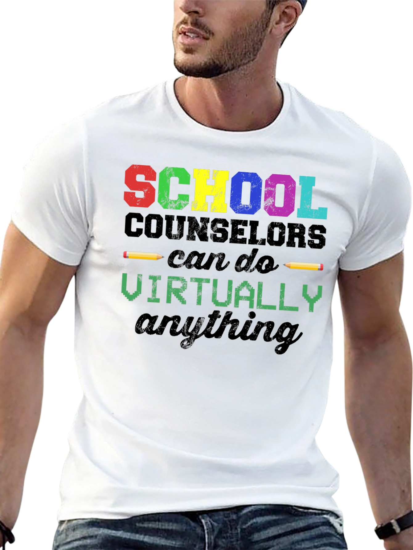 School Counselor T-Shirt - Virtually Anything