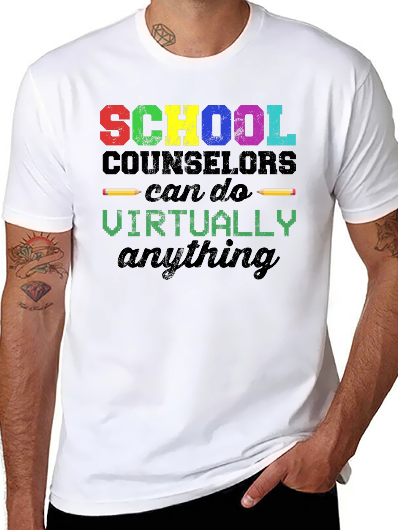 School Counselor T-Shirt - Virtually Anything