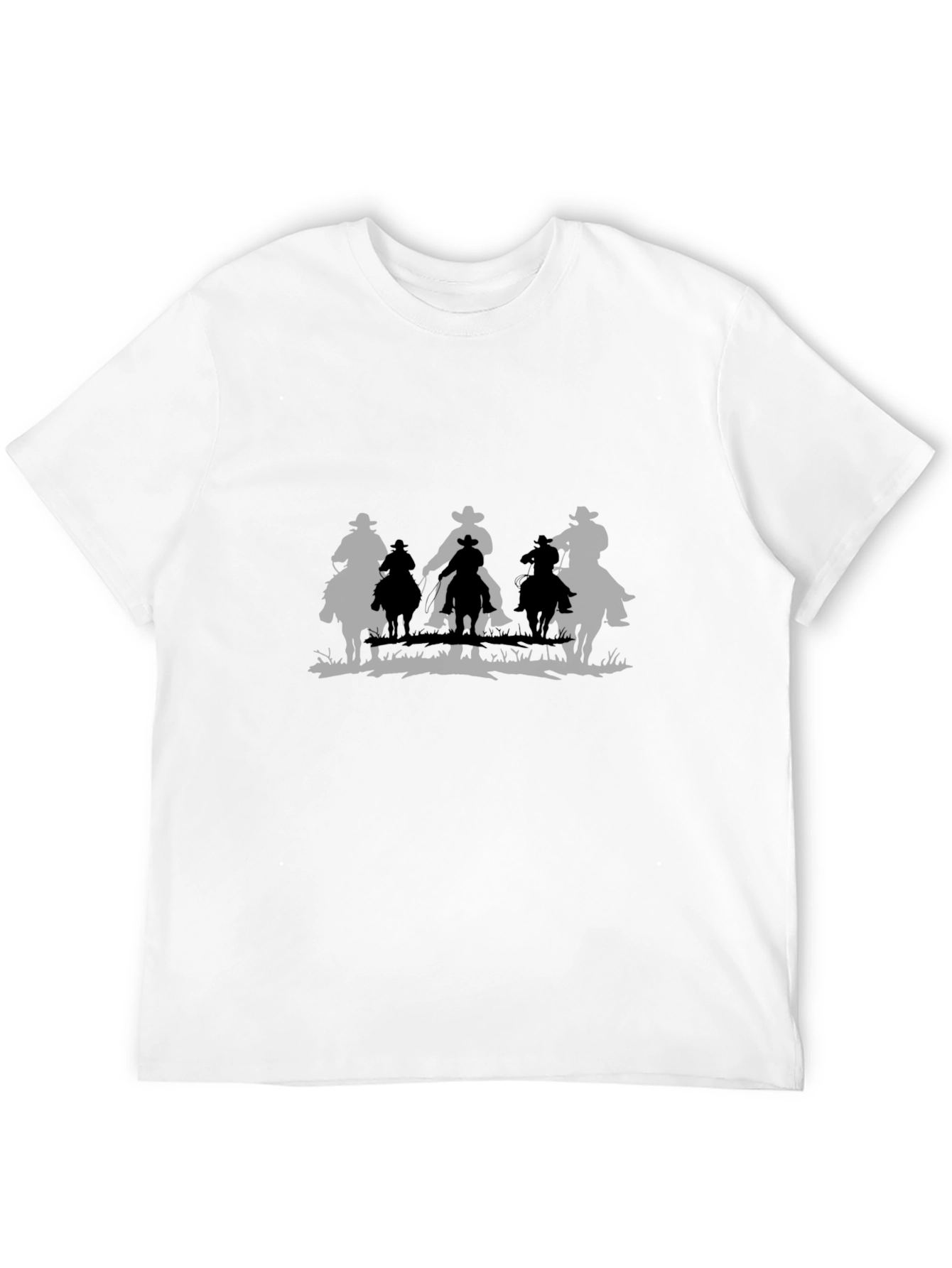 Western Silhouette T-Shirt - Ride into the Sunset!