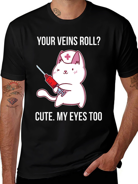 Cute Nurse Cat T-Shirt