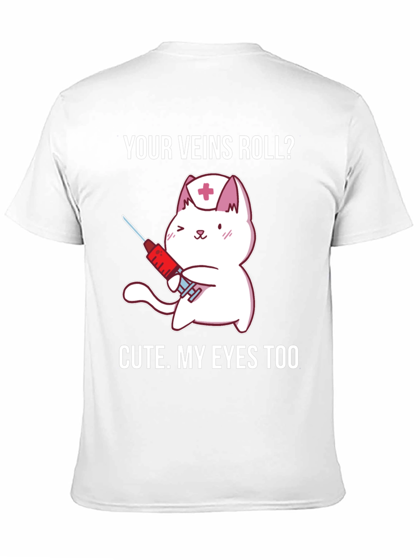 Cute Nurse Cat T-Shirt