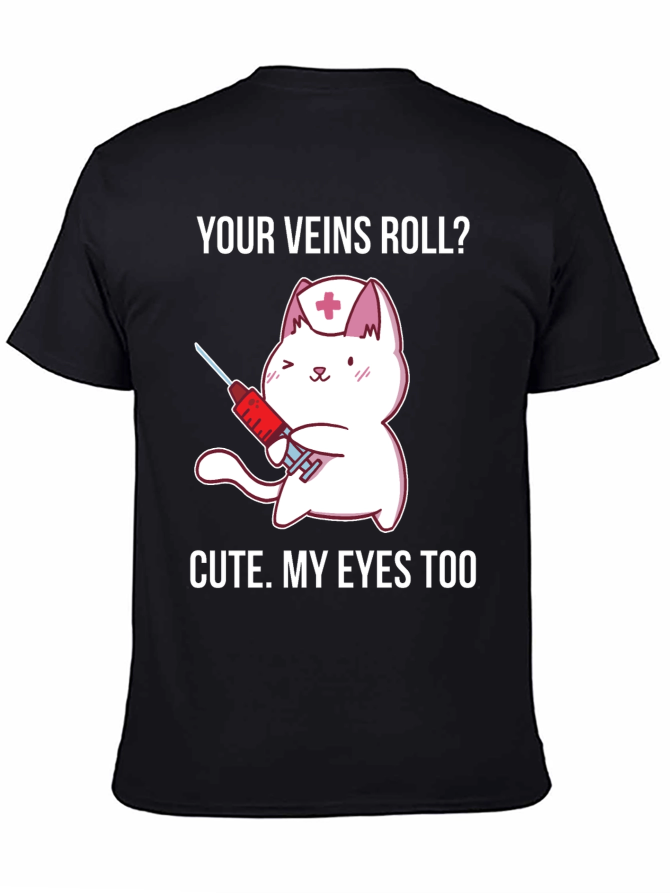 Cute Nurse Cat T-Shirt