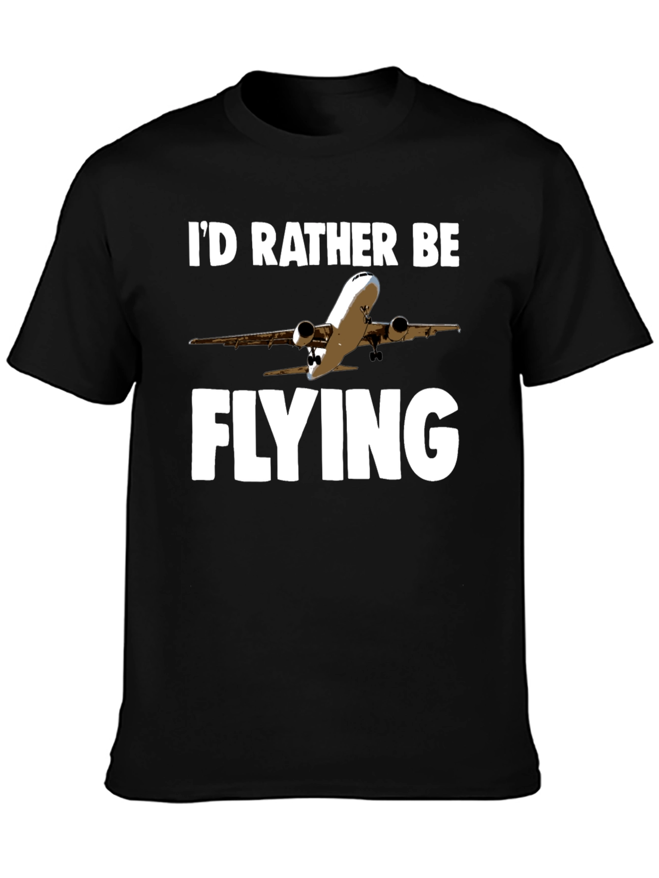 Id Rather Be Flying T-Shirt | Airplane Design