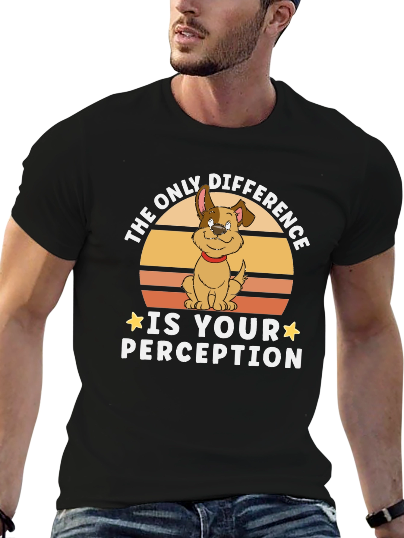 The Only Difference Dog Graphic Tee