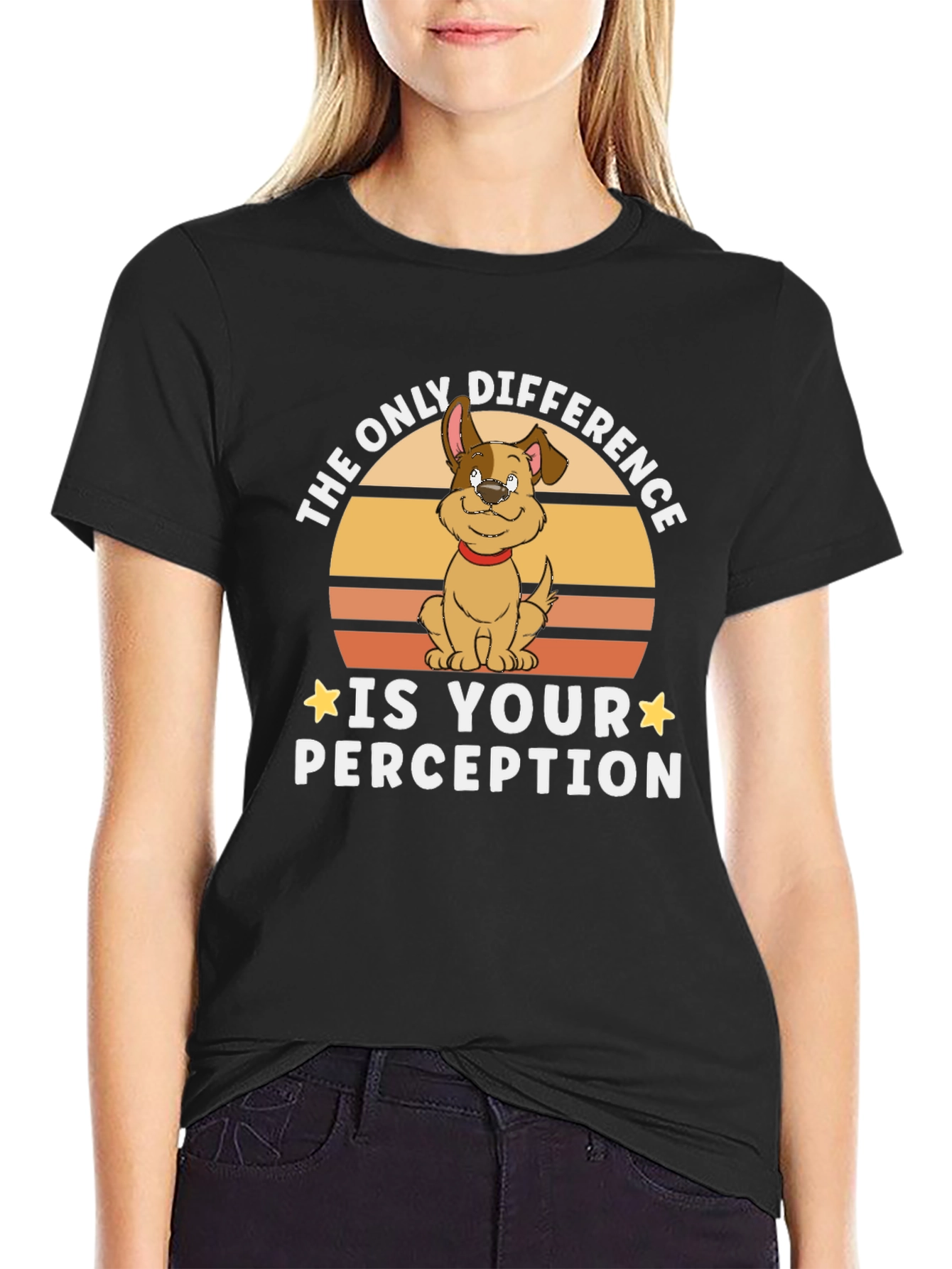 The Only Difference Dog Graphic Tee