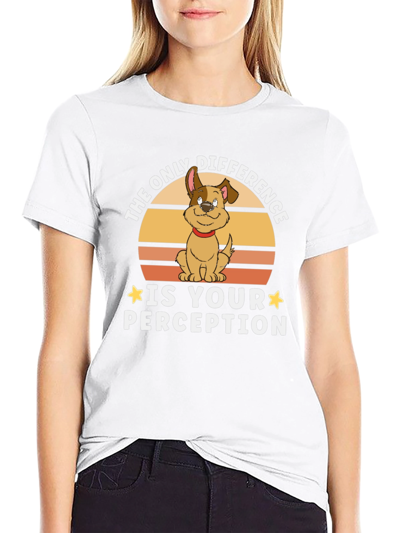The Only Difference Dog Graphic Tee