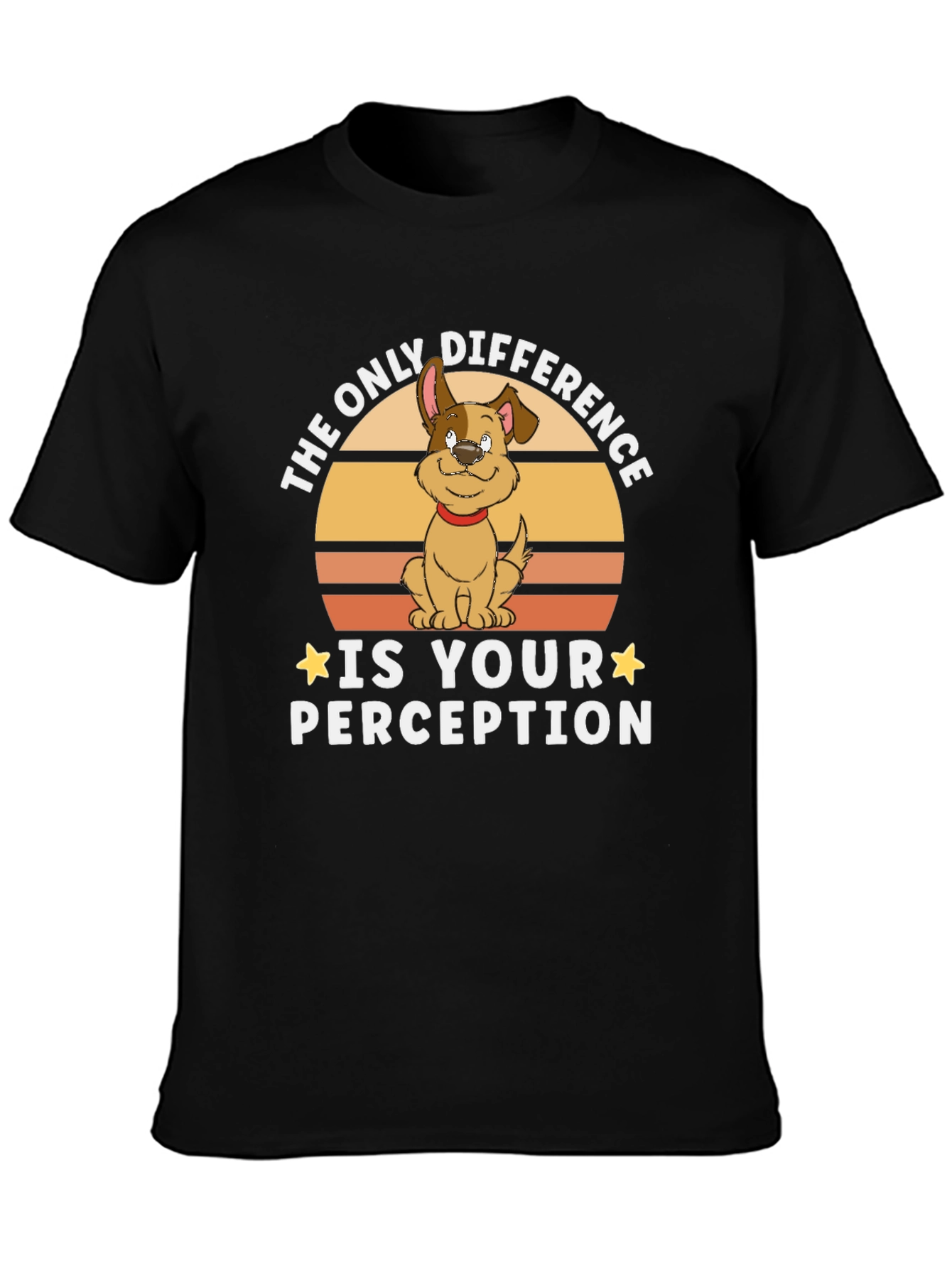 The Only Difference Dog Graphic Tee