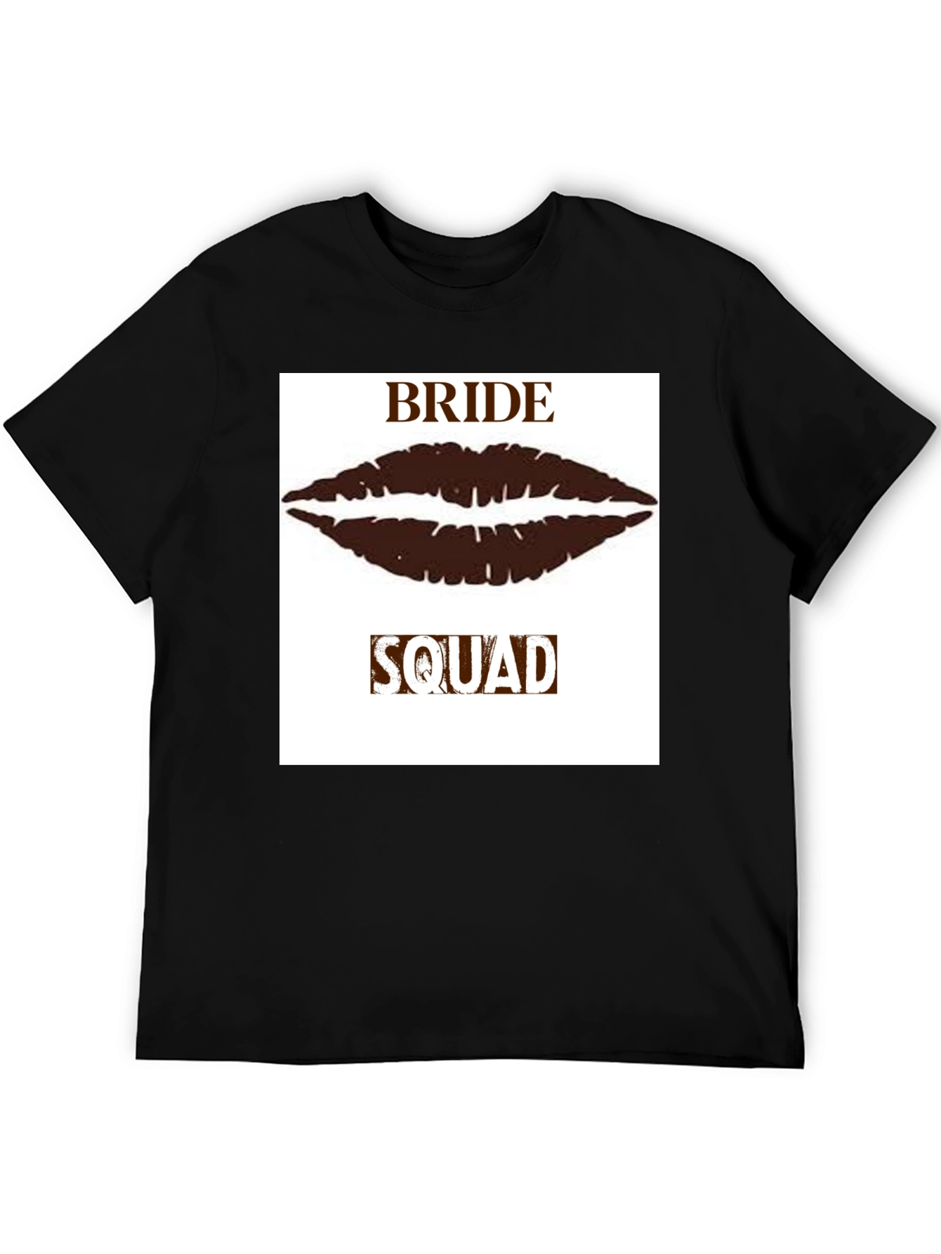 Bride Squad Lips Graphic T-Shirt
